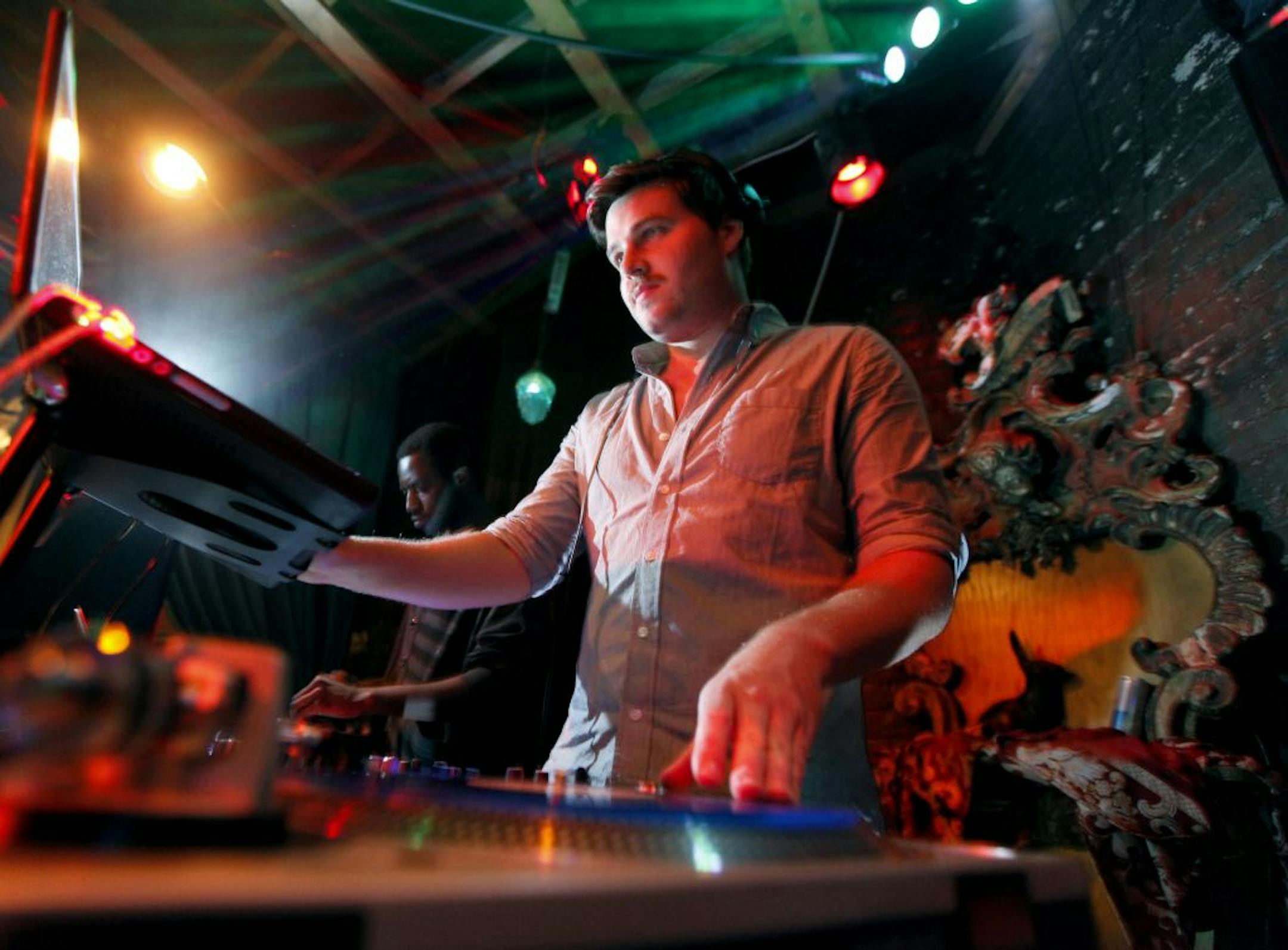 DJ Jonathan Ackerman performed for a crowd at the Kitty Kat Klub, even on his Birthday.