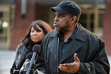 Activist Mel Reeves delivered a prepared statement to the media in 2017 in response to the shooting of 25-year-old Chard Robertson, of Minneapolis, by