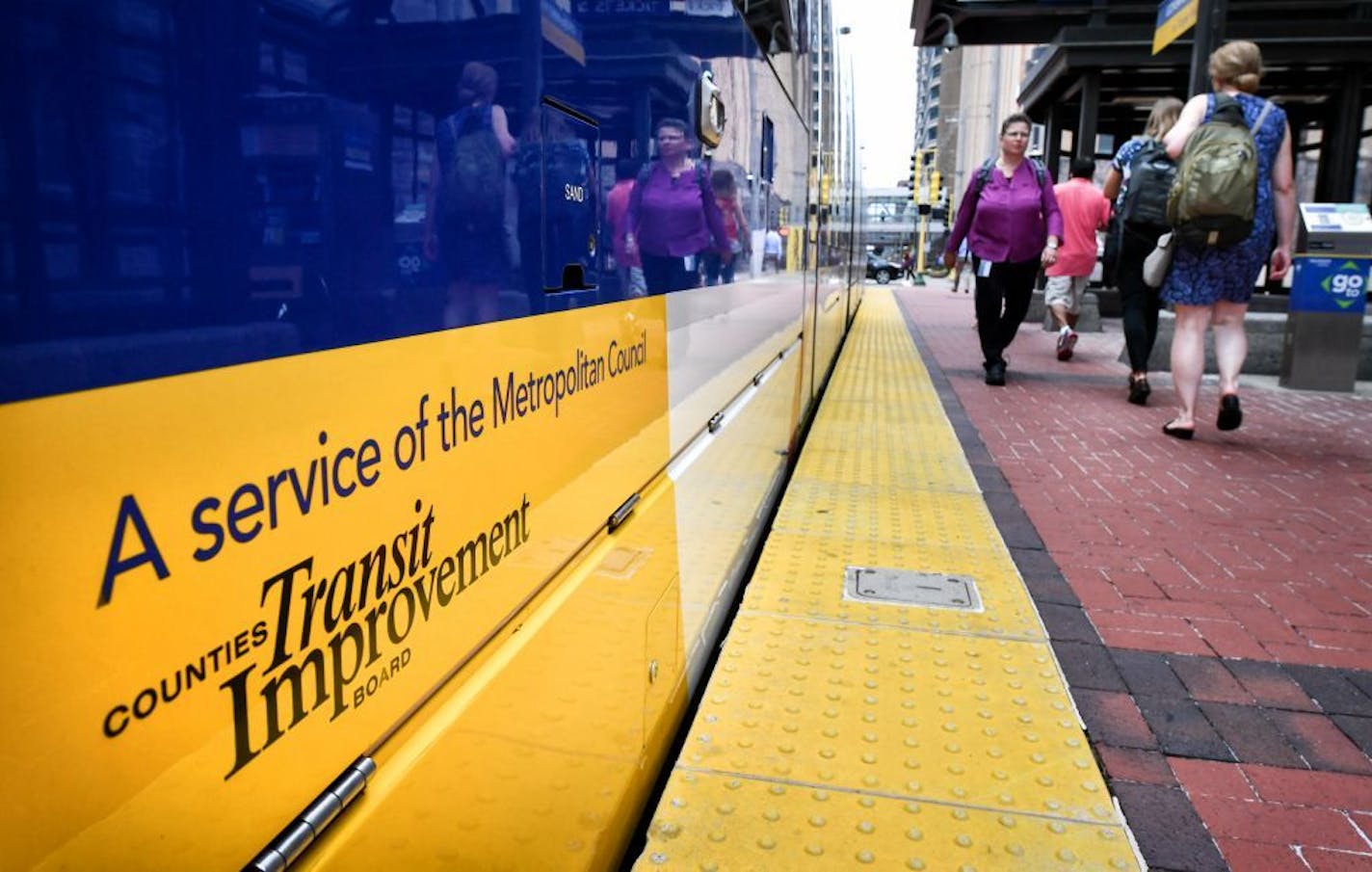 Counties Transit Improvement Board, or CTIB, is on the side of every LRT car.