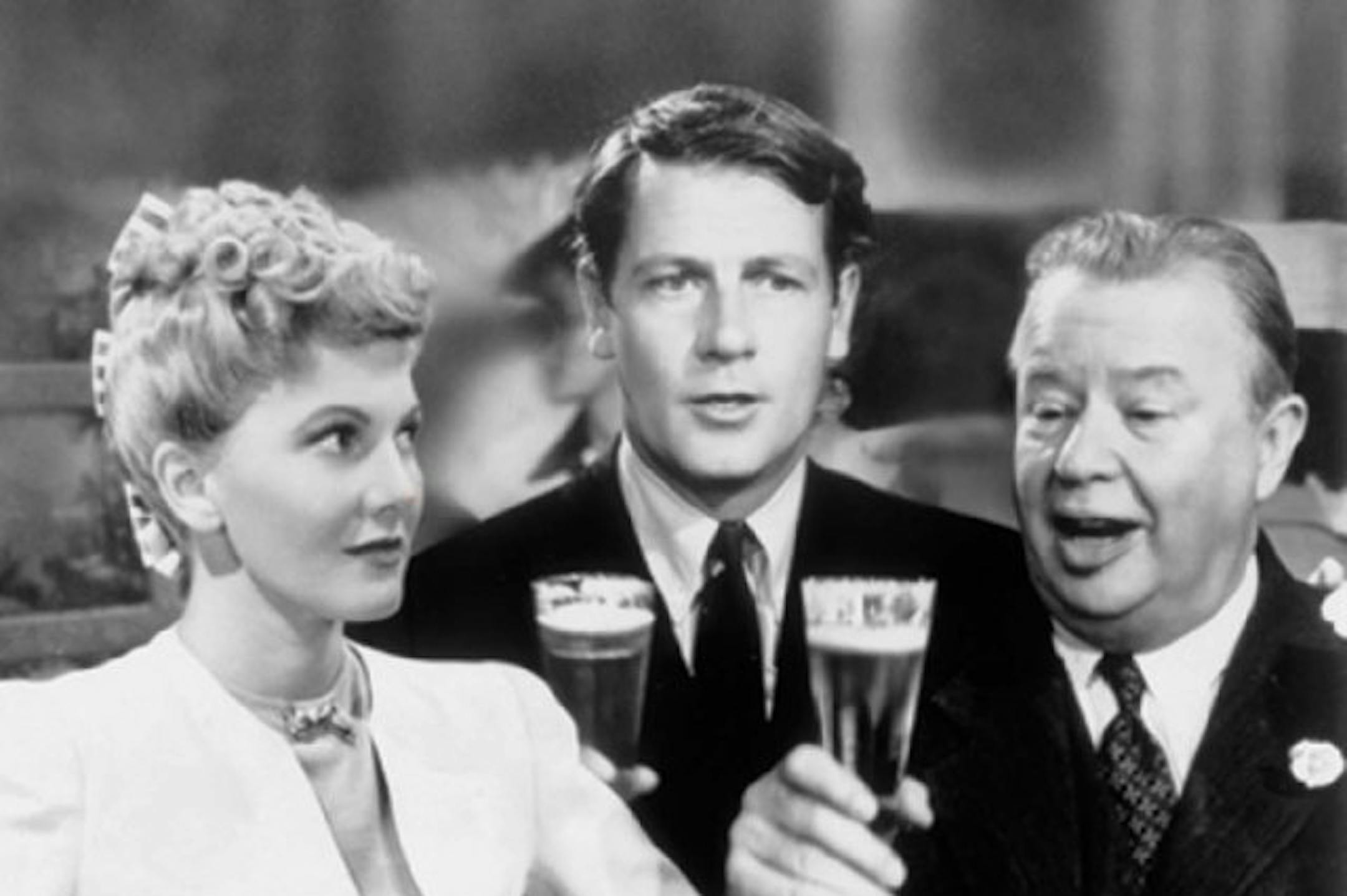 Jean Arthur, Joel McCrea and Charles Coburn in "The More the Merrier"