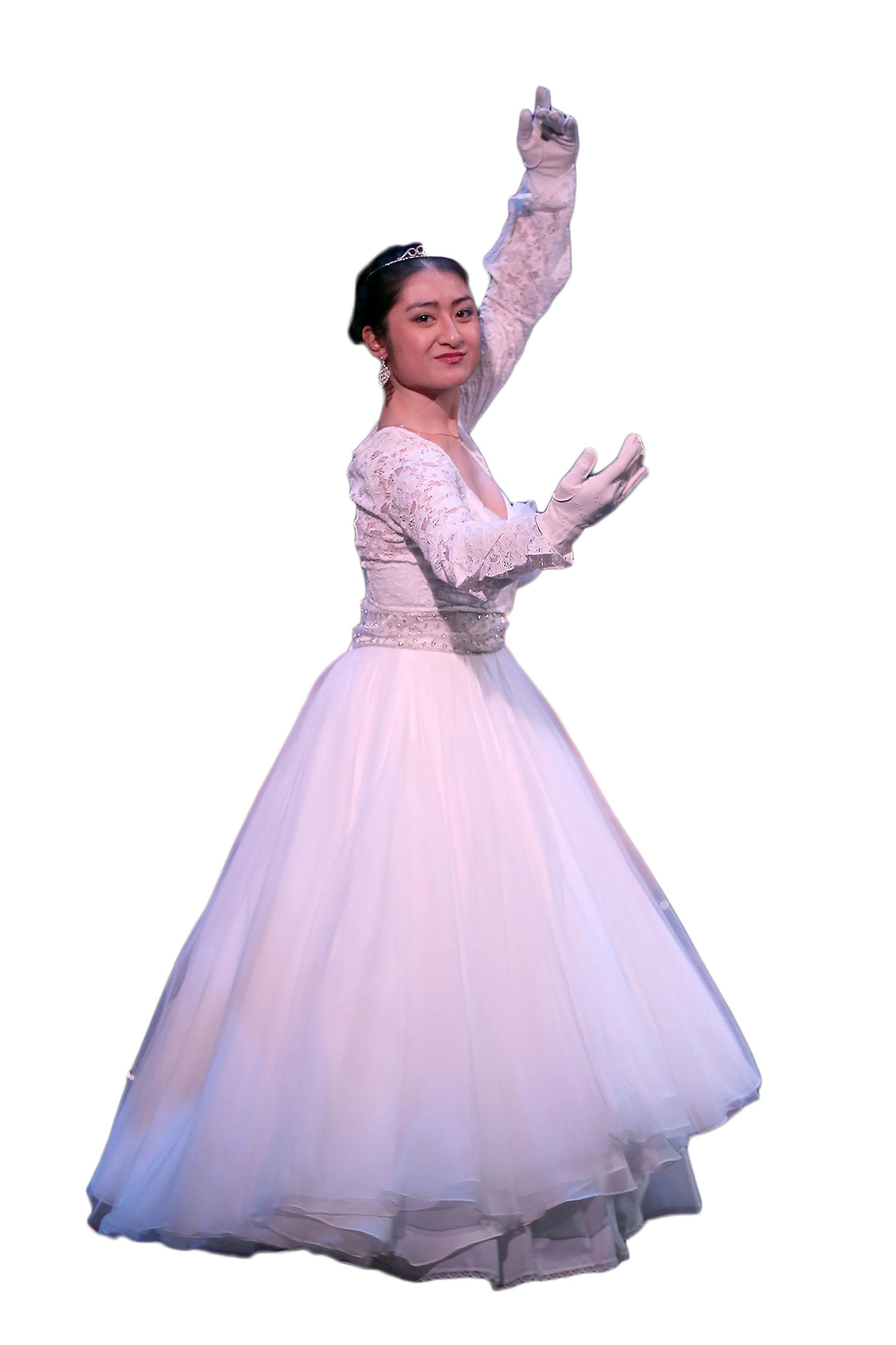 Stephanie Bertumen as "Ana" danced the waltz during rehearsal for "Debutante's Ball" at the History Theatre, Sunday, March 15, 2015 in St. Paul, MN. ] (ELIZABETH FLORES/STAR TRIBUNE) ELIZABETH FLORES • eflores@startribune.com ORG XMIT: MIN1503151749084204