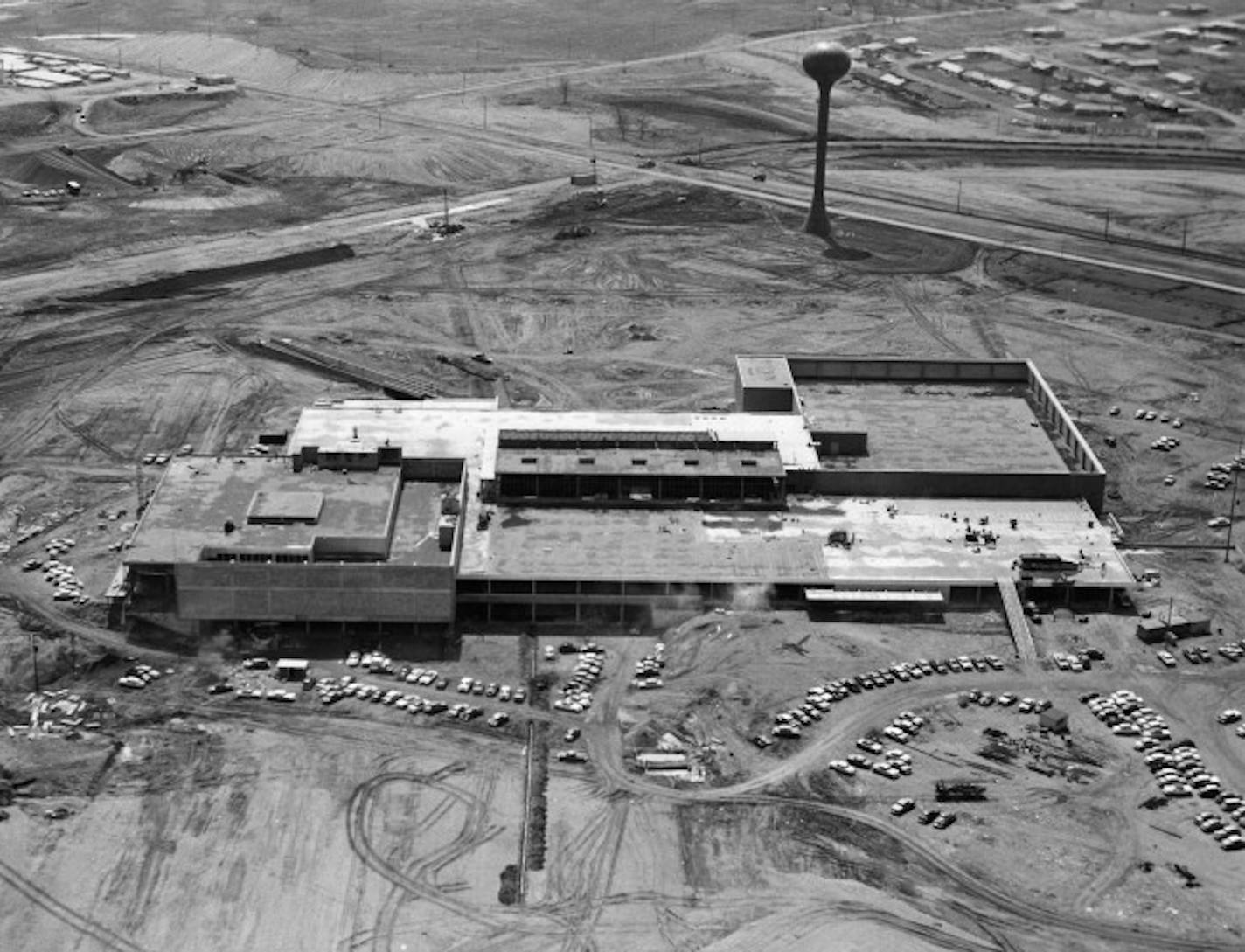 Southdale Shopping Center under construction, May 1956.