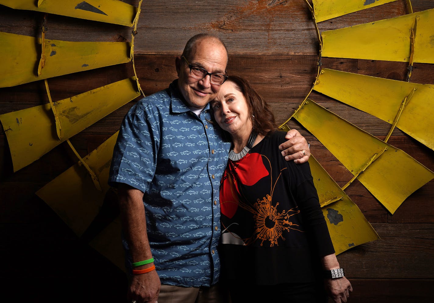 Don St. Dennis and Lynn Closway at the Hen House Eatery in Minneapolis. Closway, who worked with St. Dennis in the 1980s, donated a kidney to him which saved his life. St. Dennis had been stricken with kidney failure and related issues due to Agent Orange exposure in Vietnam.