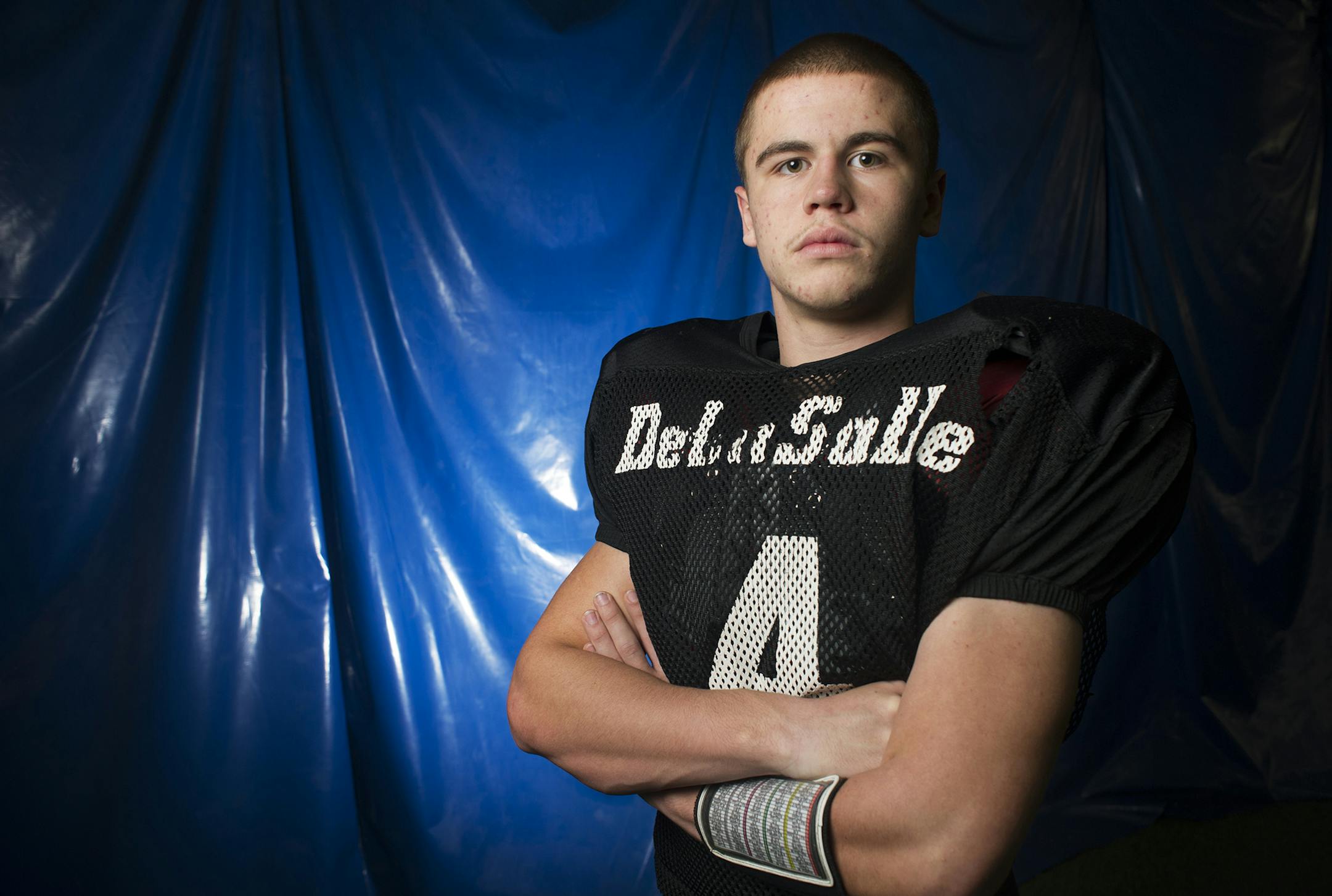 DeLaSalle Junior Billy Hart stepped in this year as Quarterback after Reid Travis made the decision to leave the team before the 2013 season. ] (Matthew Hintz, Vadnais Heights, 111313) ORG XMIT: MIN1311131742550724