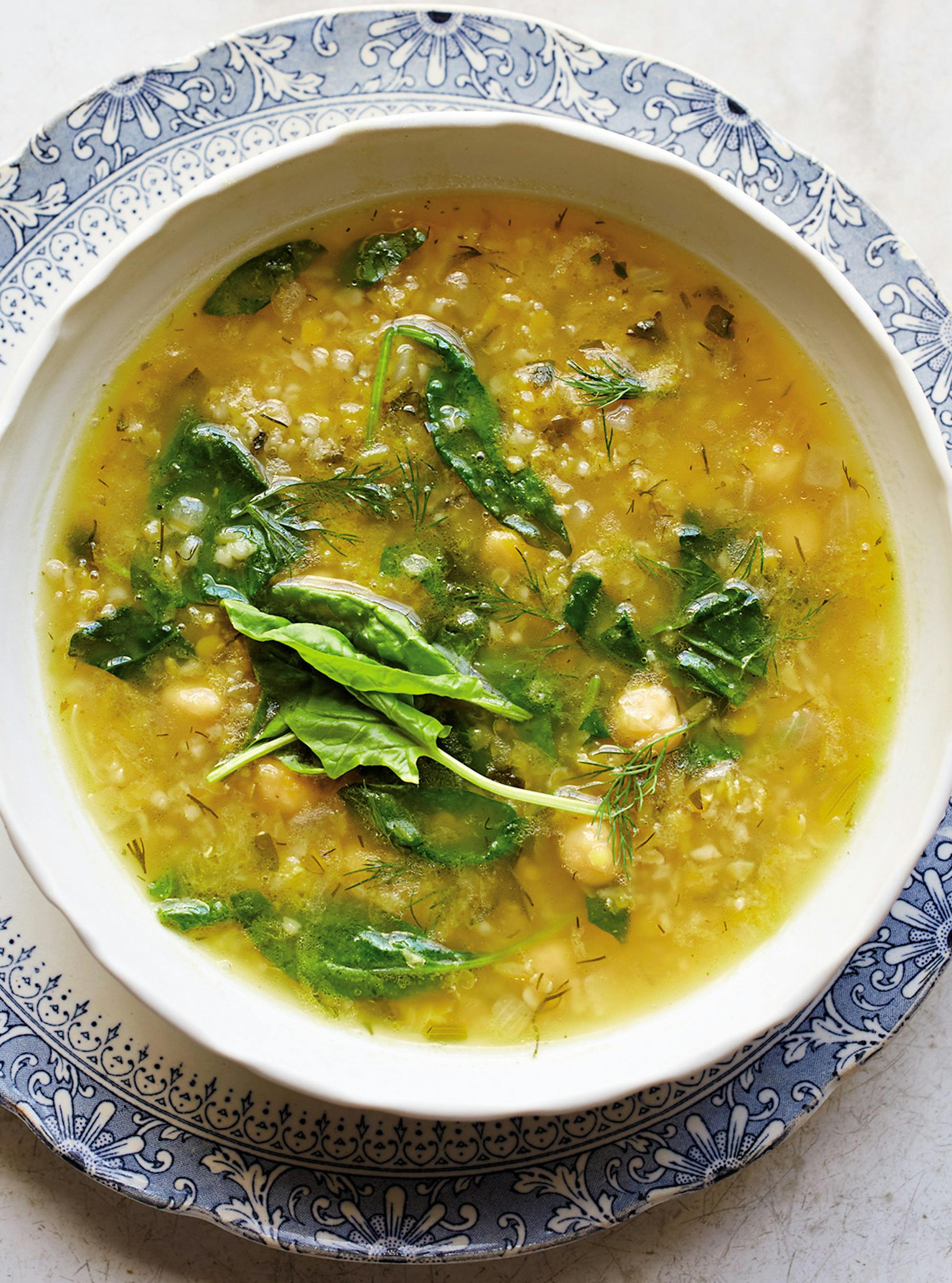 Almost-Indian Lentil Soup, from ìScratch,î by Maria Rodale.