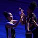 Minnesota Lynx guard Layshia Clarendon, left, high fived teammates as they were introduced Wednesday night as a starter.