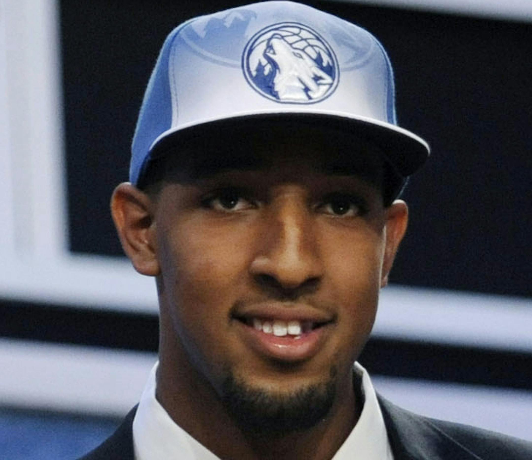 The No. 2 overall pick, Arizona's Derrick Williams, who was selected by the Timberwolves in the NBA draft in 2011.