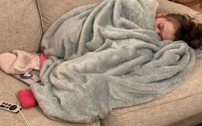 Anna Burt, 14, of Sioux Falls, S.D., suffered an exhausting condition known as POTS after her COVID-19 illness in October 2020. An increase in POTS ca