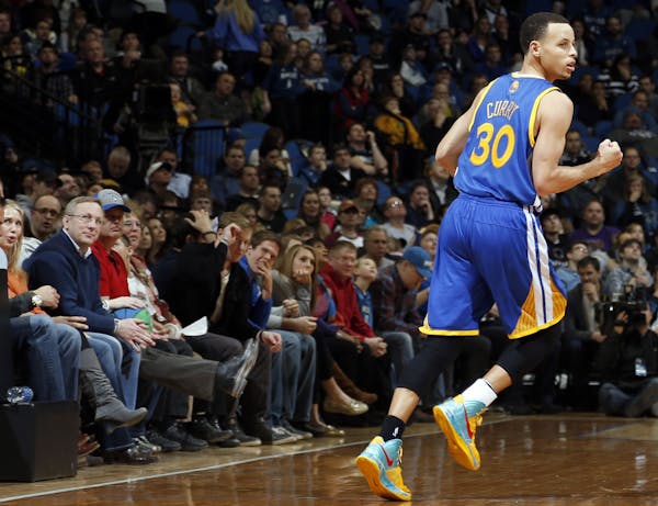 Warriors guard Stephen Curry (30) could have been drafted by the Wolves.