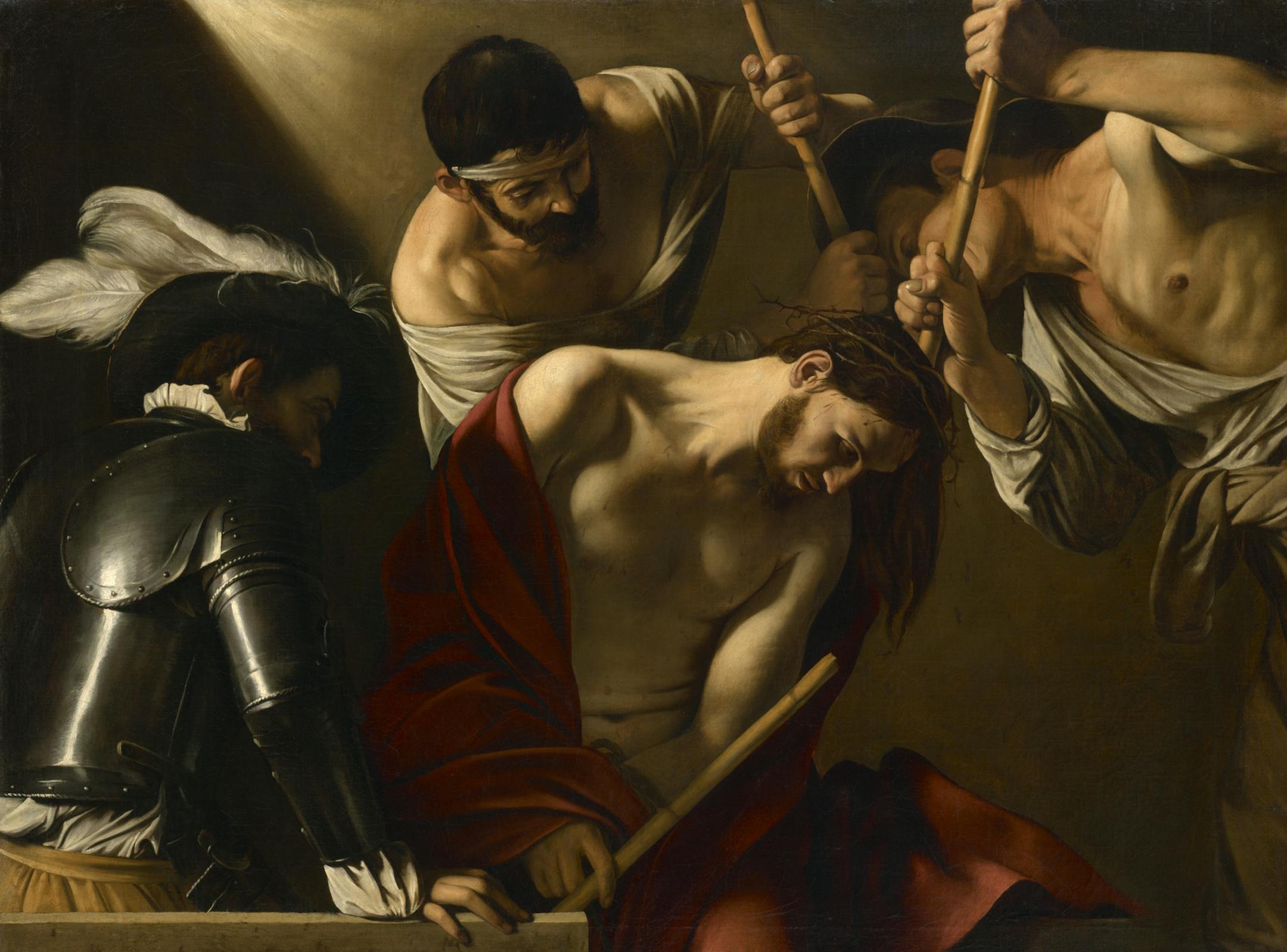 2015_ViennaExhibition_005.tif Michelangelo Merisi, called Caravaggio The Crowning with Thorns, ca . 1602/1604 Oil on canvas 127 x 166. 5 cm Kunsthistorisches Museum, Vienna Vienna Exhibition; Feb 15 - May 10, 2015; Target Gallery