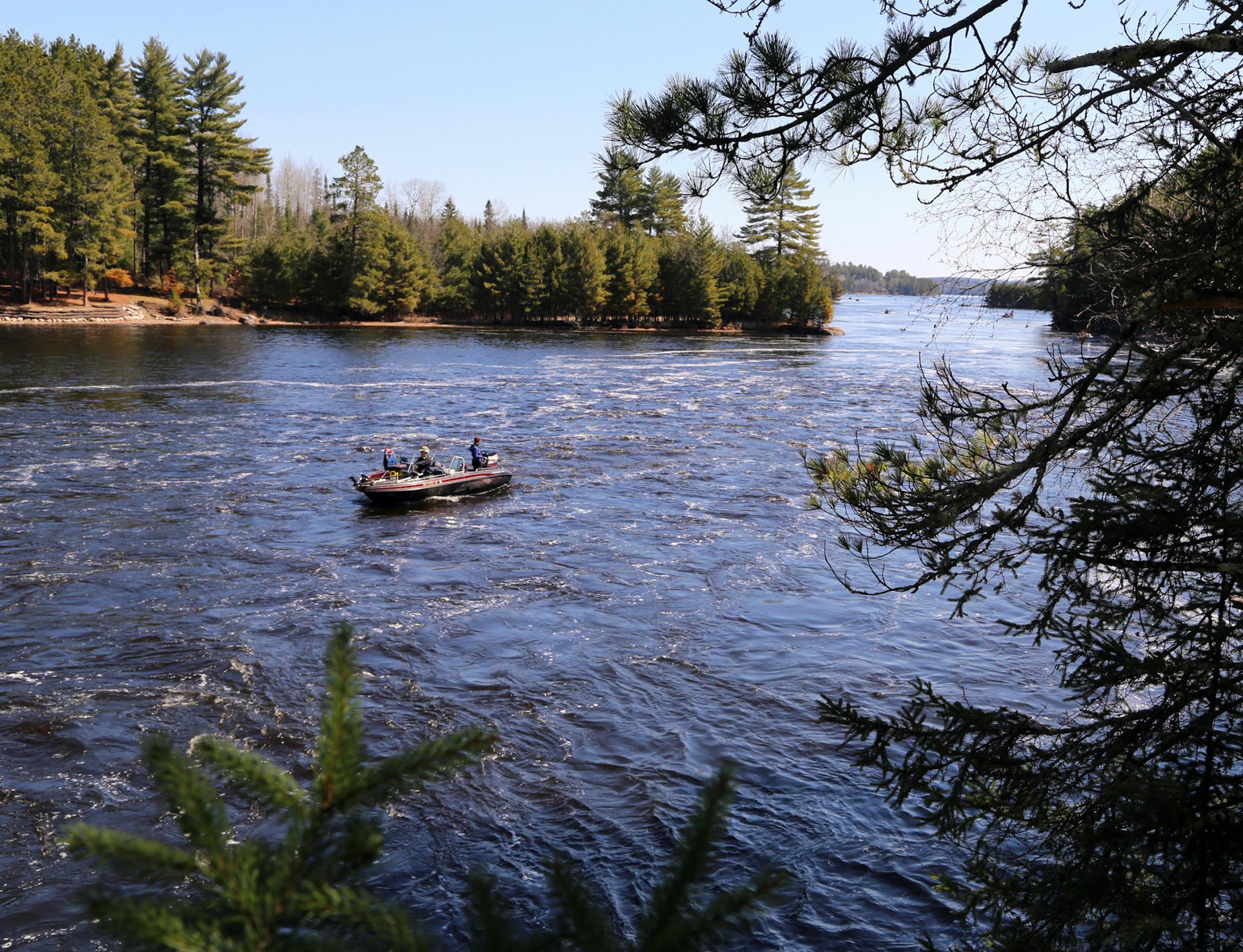Fewer spots on earth are prettier than the Minnesota-Ontario border waters on a warm spring day. Here the Vermilion River empties into Crane Lake, where anglers Saturday had pretty good luck, particularly catching big walleyes. Enough keepers under 17 inches also were caught for evening fish fries.
