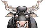 Sack cartoon: Market meltdown