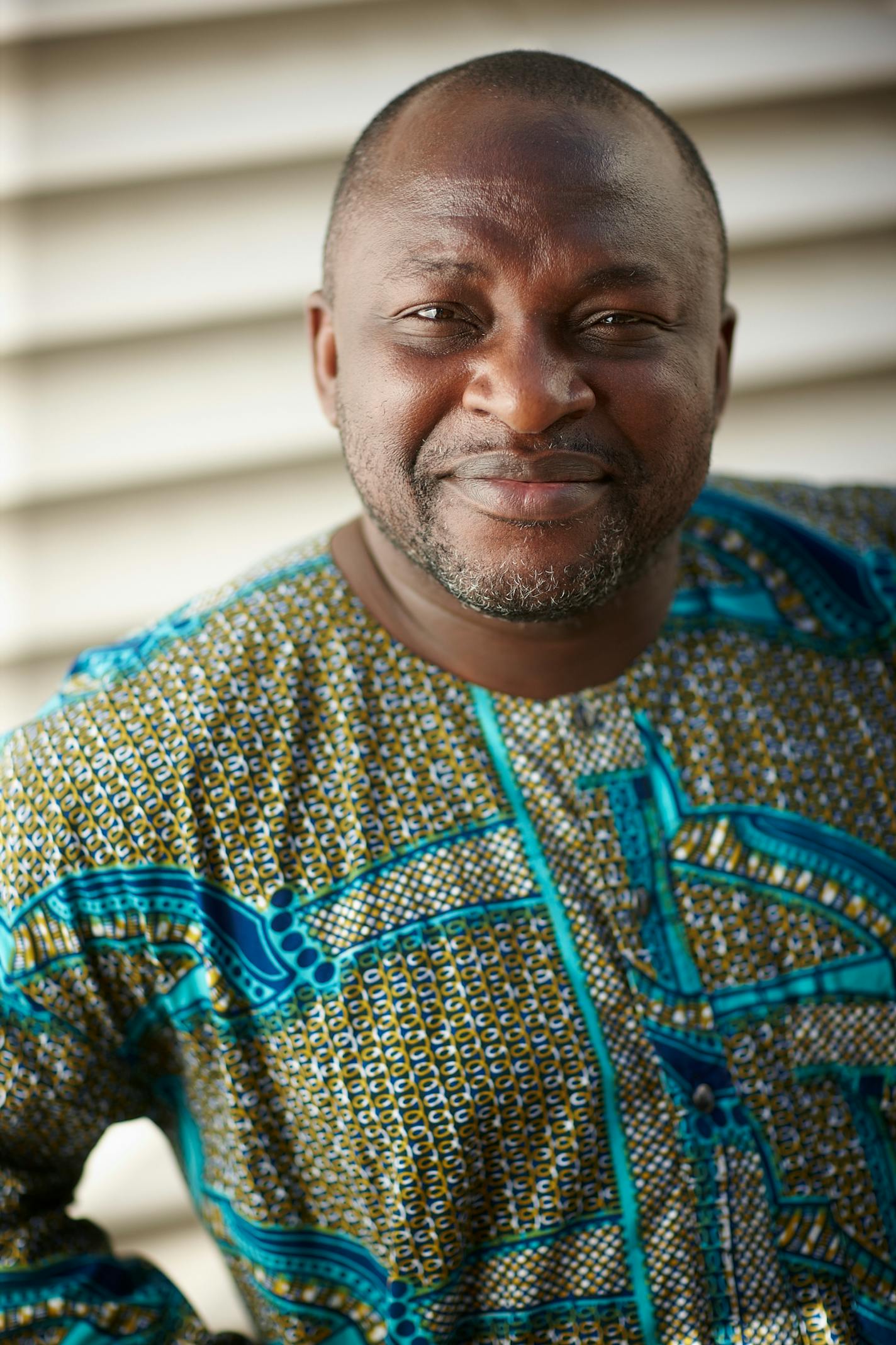 UNLV Black Mountain Institutes fellow Father Uwem Akan poses March 8, 2011 at the University of Nevada, Las Vegas. (Aaron Mayes / UNLV Photo Services)