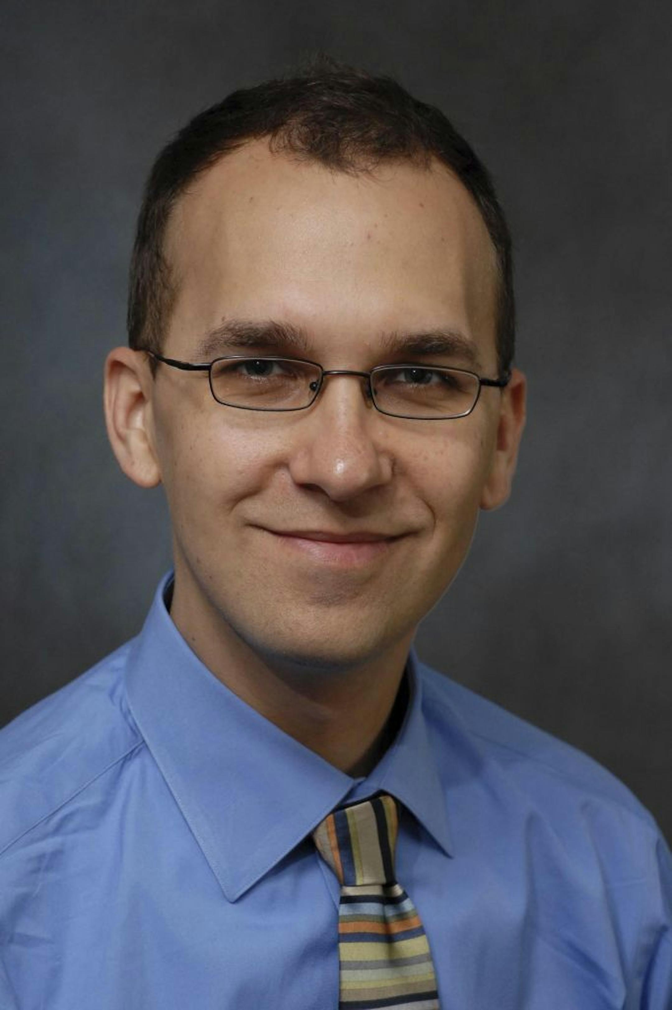 Dr. Andrew Barnes, assistant professor in developmental and behavioral pediatrics at the University of Minnesota