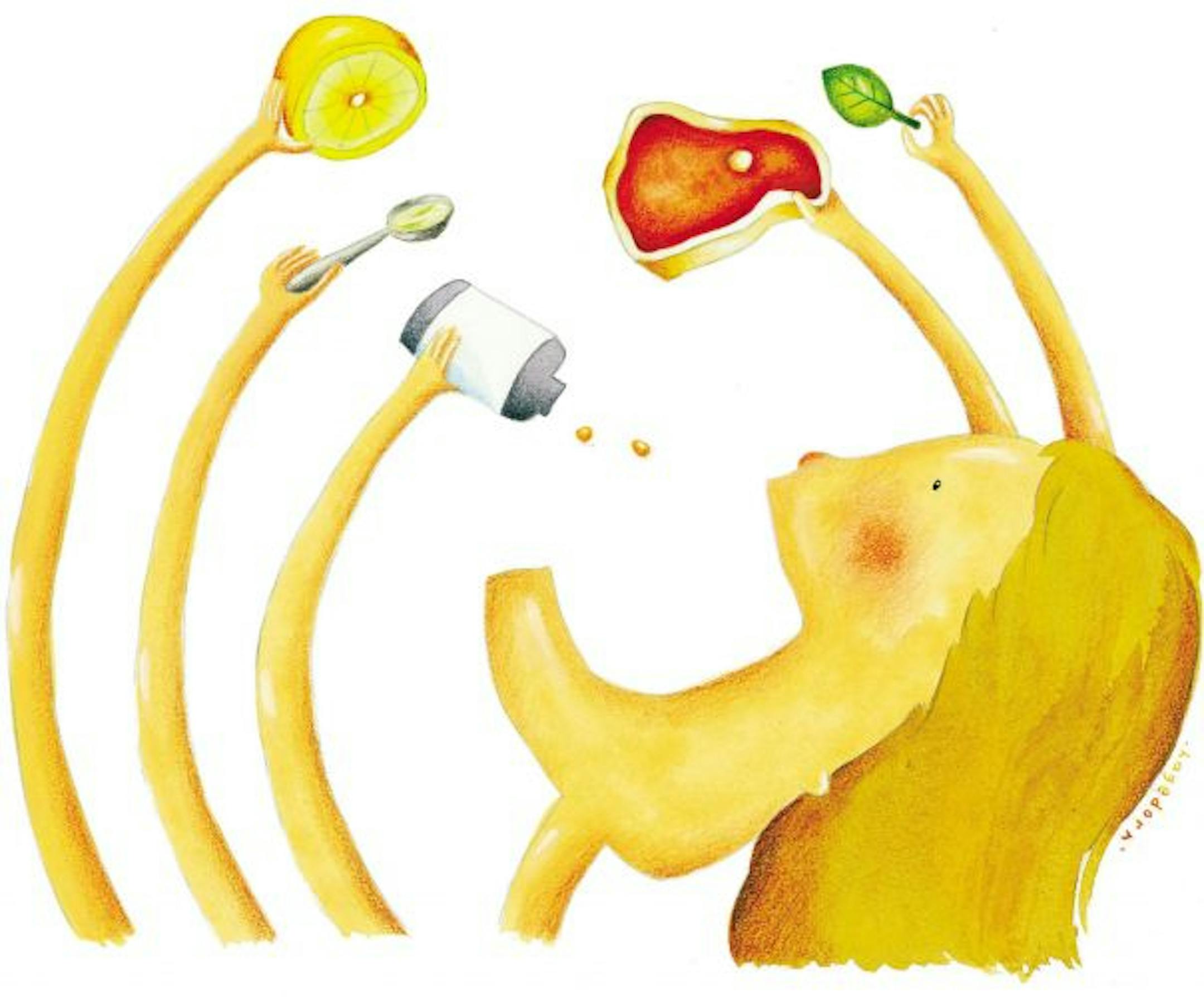 Illustration for dieting