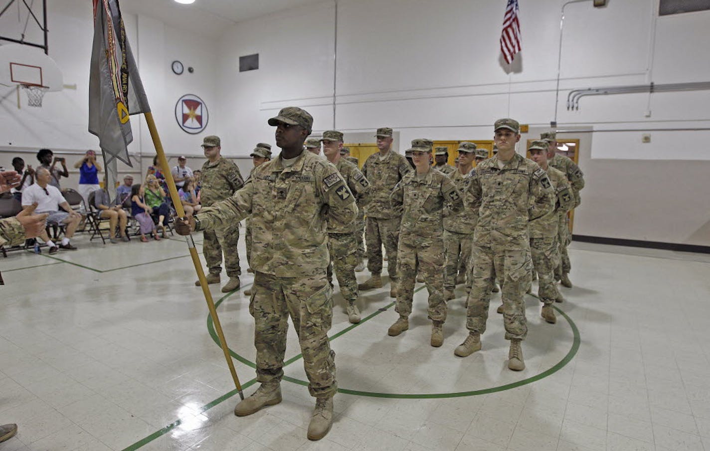 In July 2013, friends and family at the Roseville Armory welcomed 24 soldiers from the 147th Financial Management Support Company after they returned from a nine-month deployment to Afghanistan.