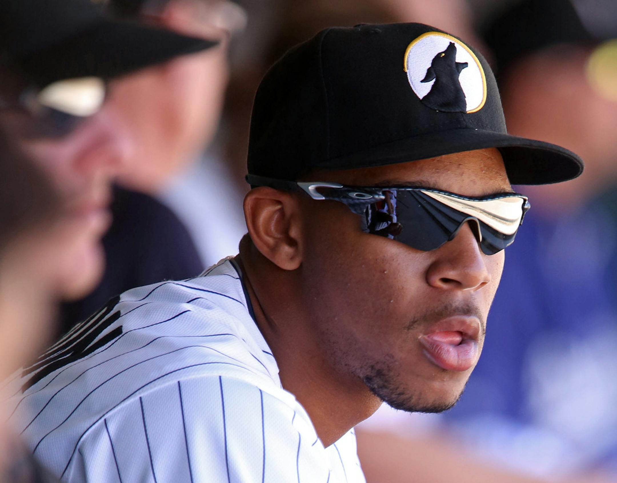 10/30/2013 - #15 - Byron Buxton, - Arizona Fall League - Glendale Desert Dogs playing at Camelback Ranch in Phoenix, AZ Photo By Dave Cruz