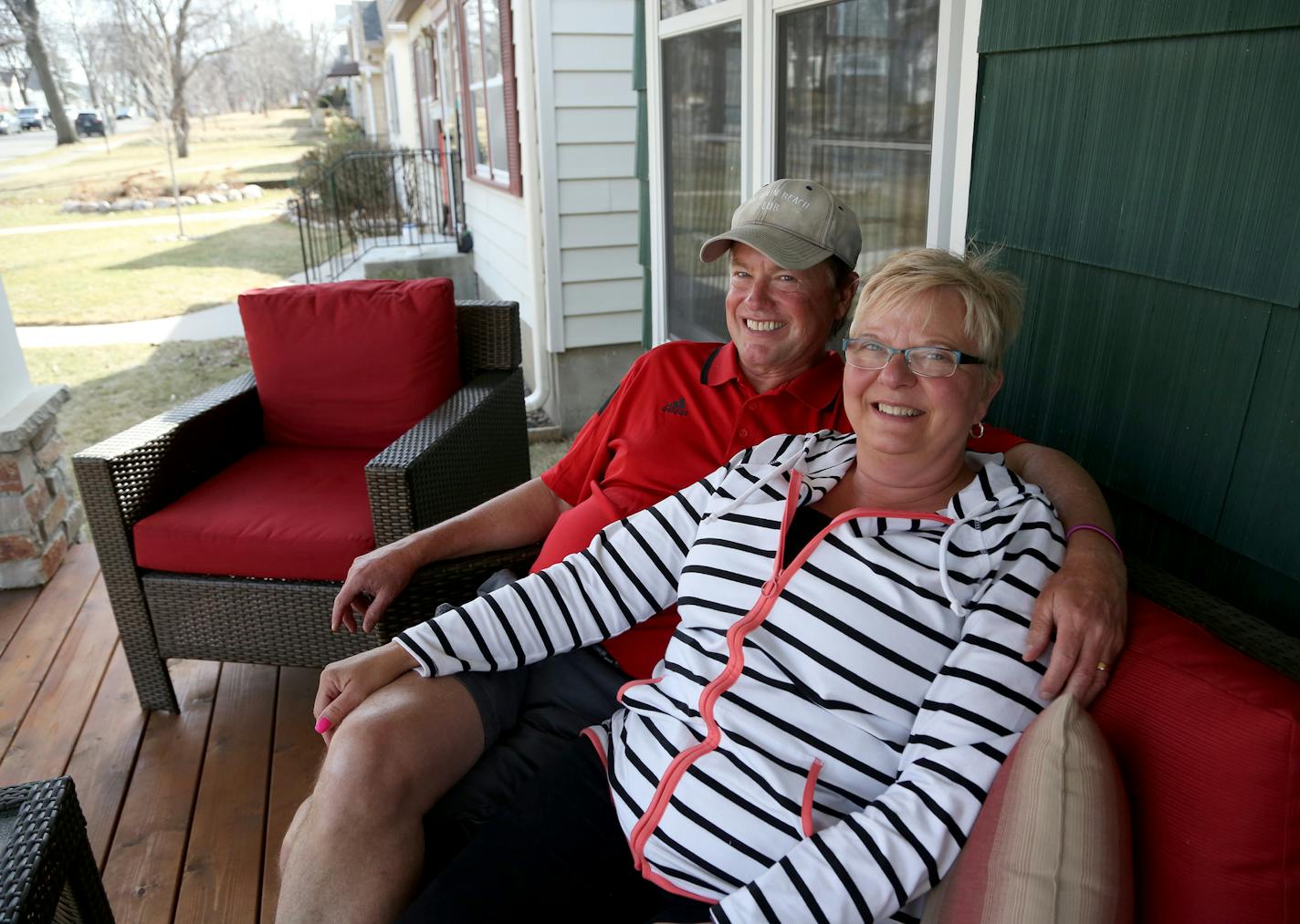 Julie and Tom Gallant love spending time on their new porch. &#x201c;We really like to sit out in front and see what&#x2019;s going on,&#x201d; said Julie.