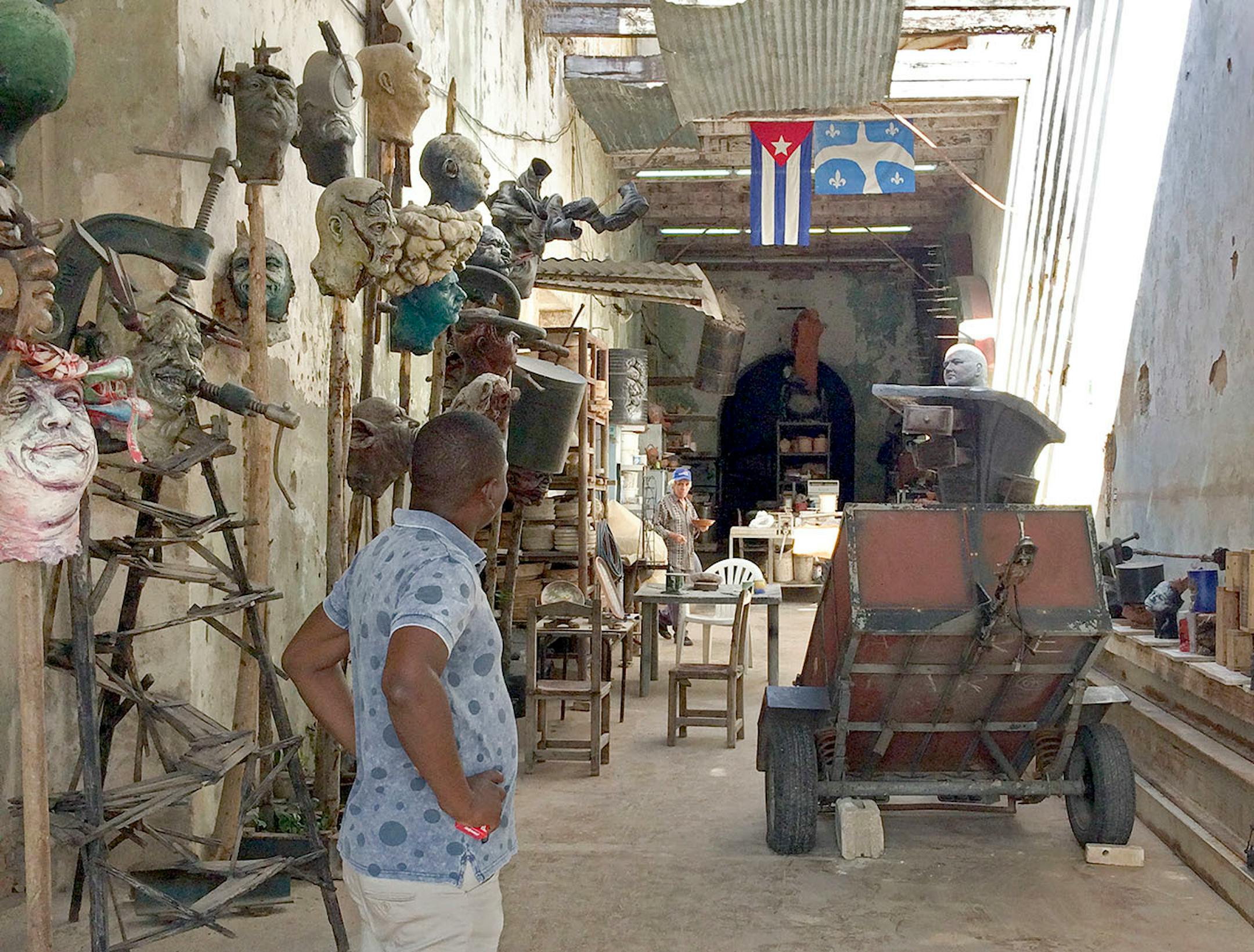 Inside the artist studios along the Rio San Juan in Matanzas. [ Photos by Amelia Rayno
The Minneapolis Star Tribune