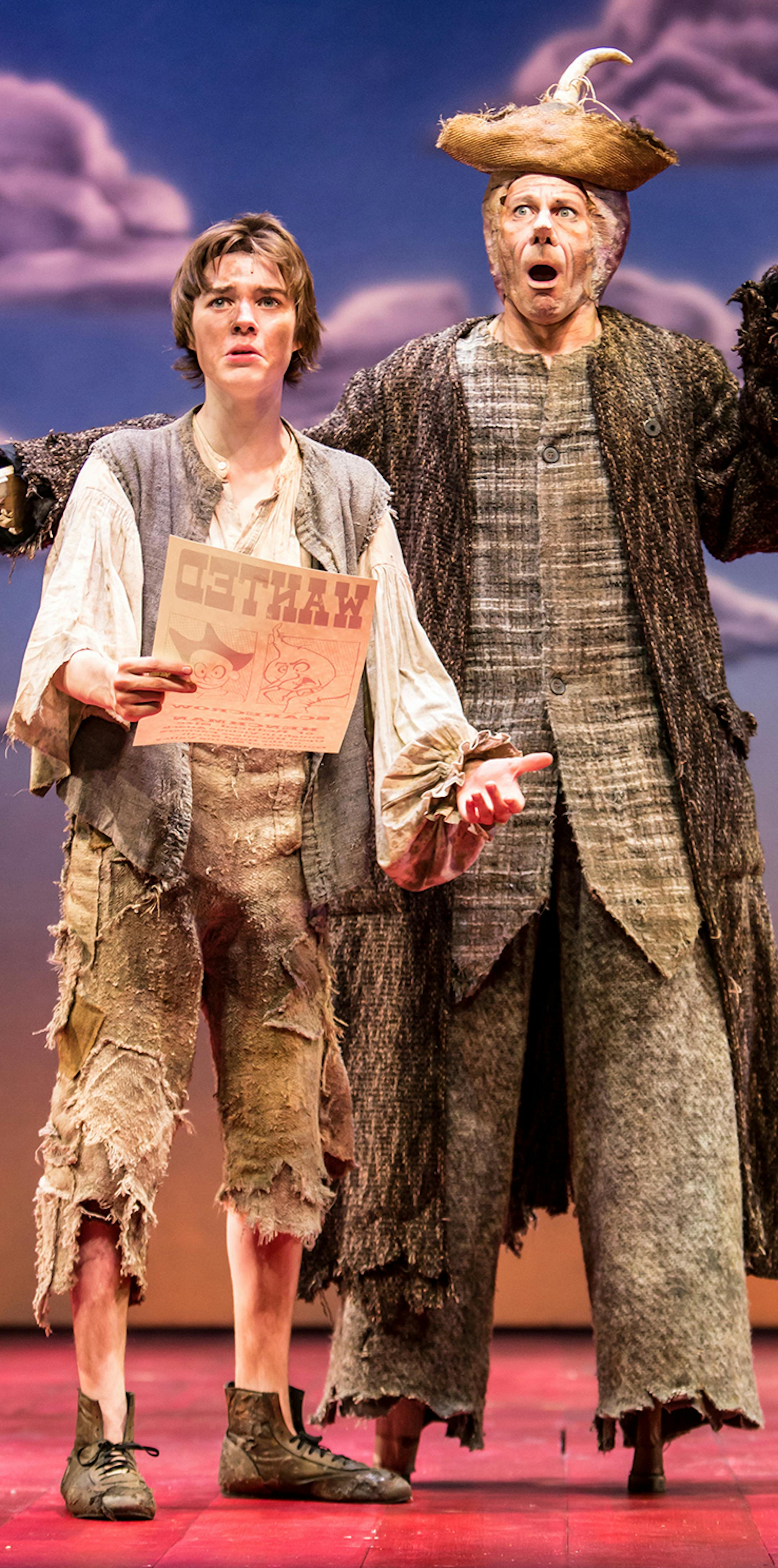 credit: Dan Norman Brandon Brooks, Dean Holt in "The Scarecrow and His Servant" at Children's Theatre Company.