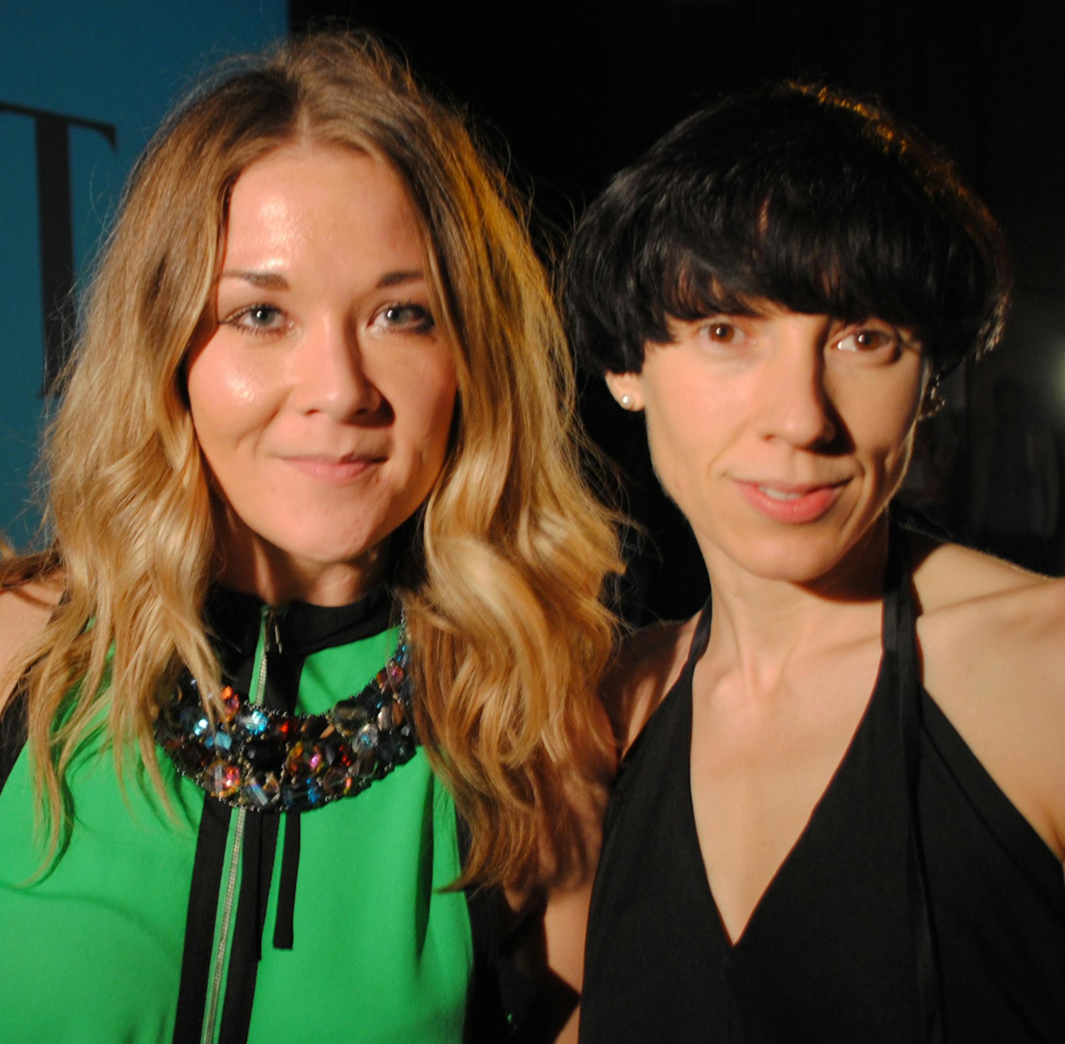 credit: Aimee Blanchette, Star Tribune Sarah Edwards and Emma Berg at the I Am Everything fashion show.