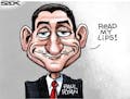 Sack cartoon: Paul Ryan really means it