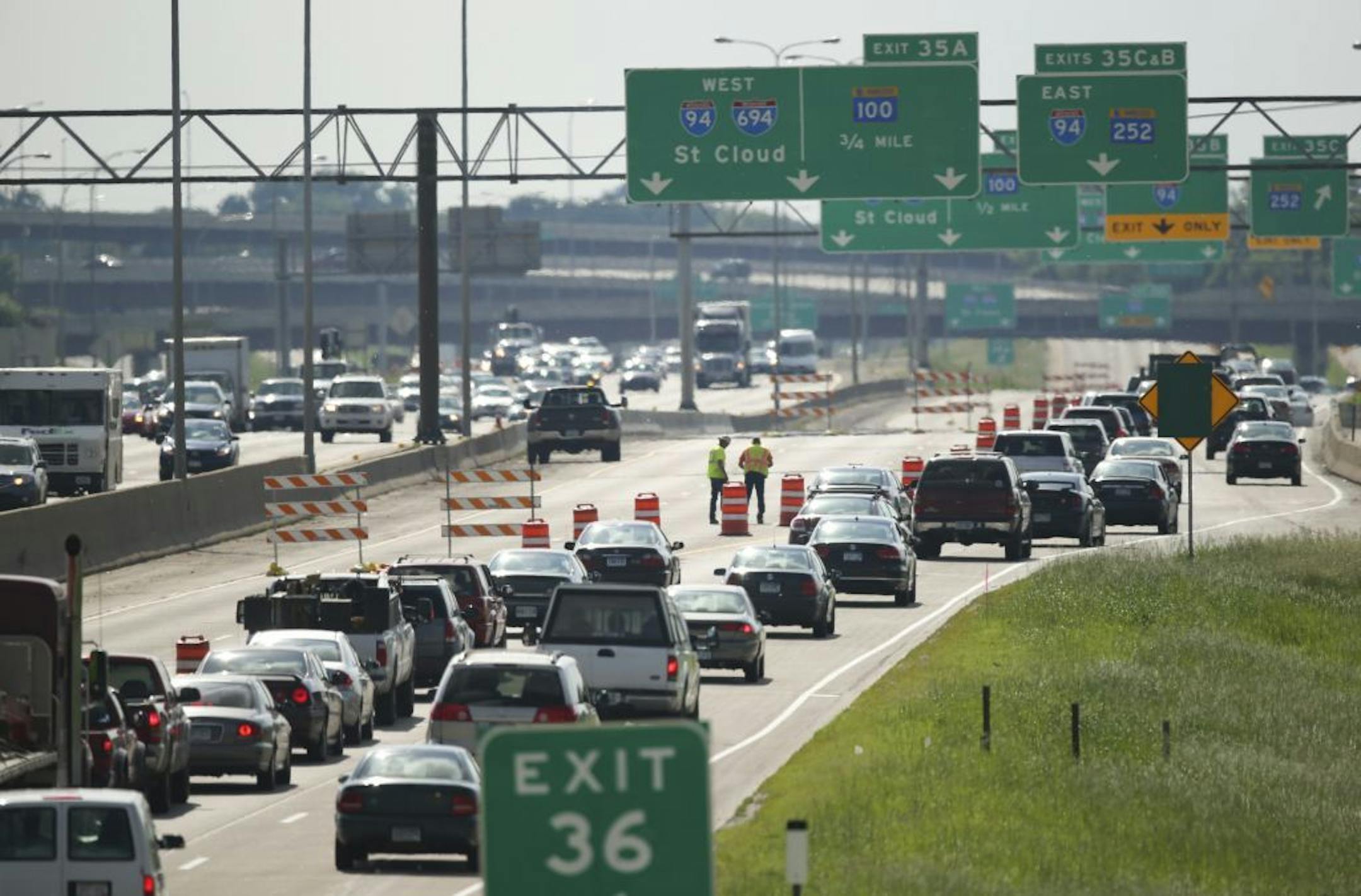 The quarter-mile stretch of Hwy. 252 between Interstate 694 and 66th Avenue N. in Brooklyn Center can be congested and dangerous.
