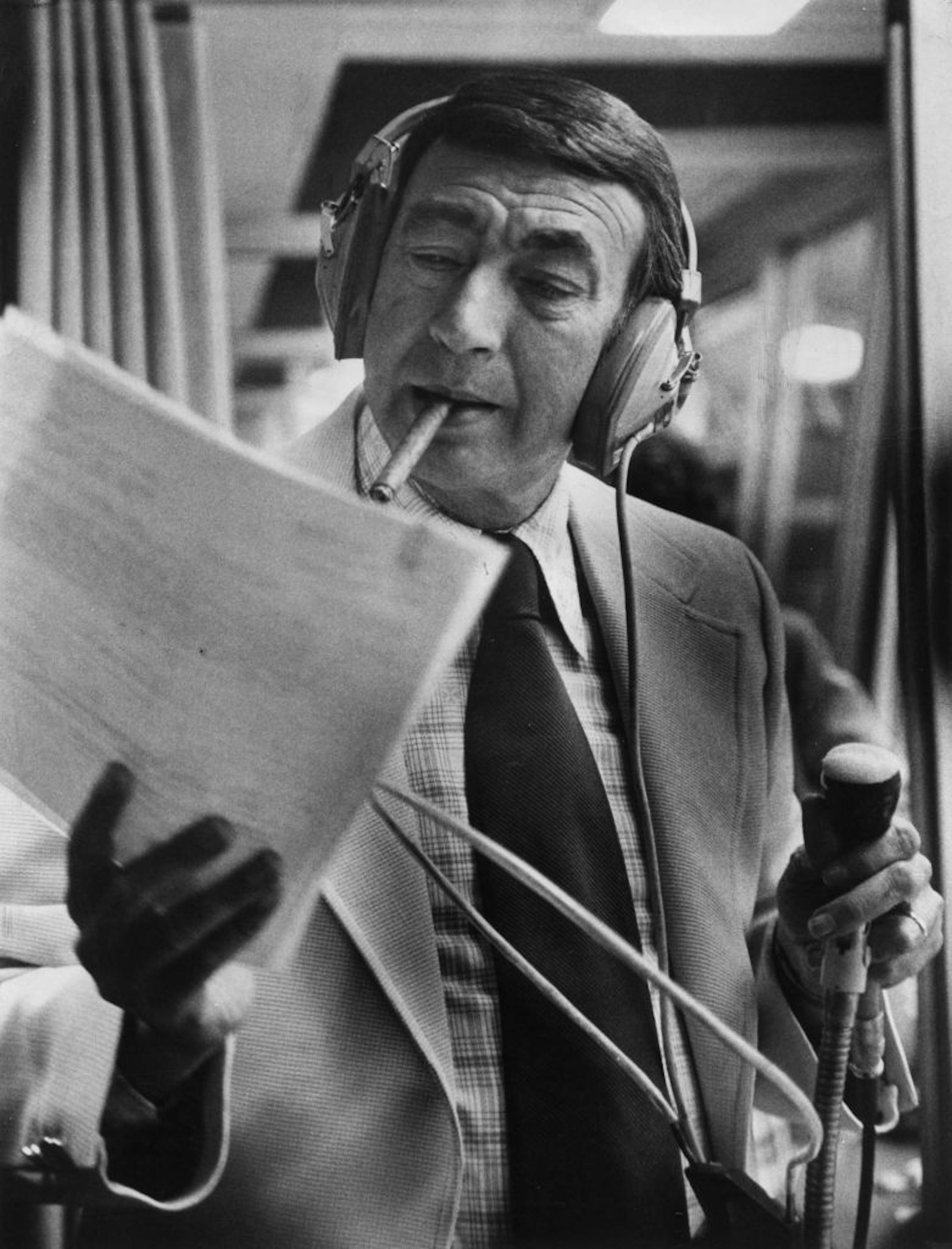 Howard Cosell, sports broadcaster, ca. 1980
