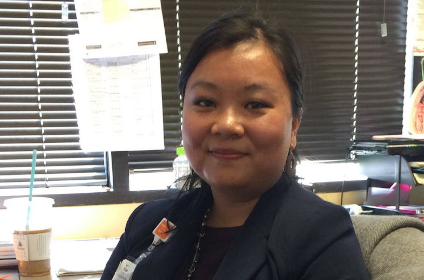 Foua Khang is a "clinic care guide" at at Health East's Roselawn Clinic who primarily serves the Karen and Hmong communities.