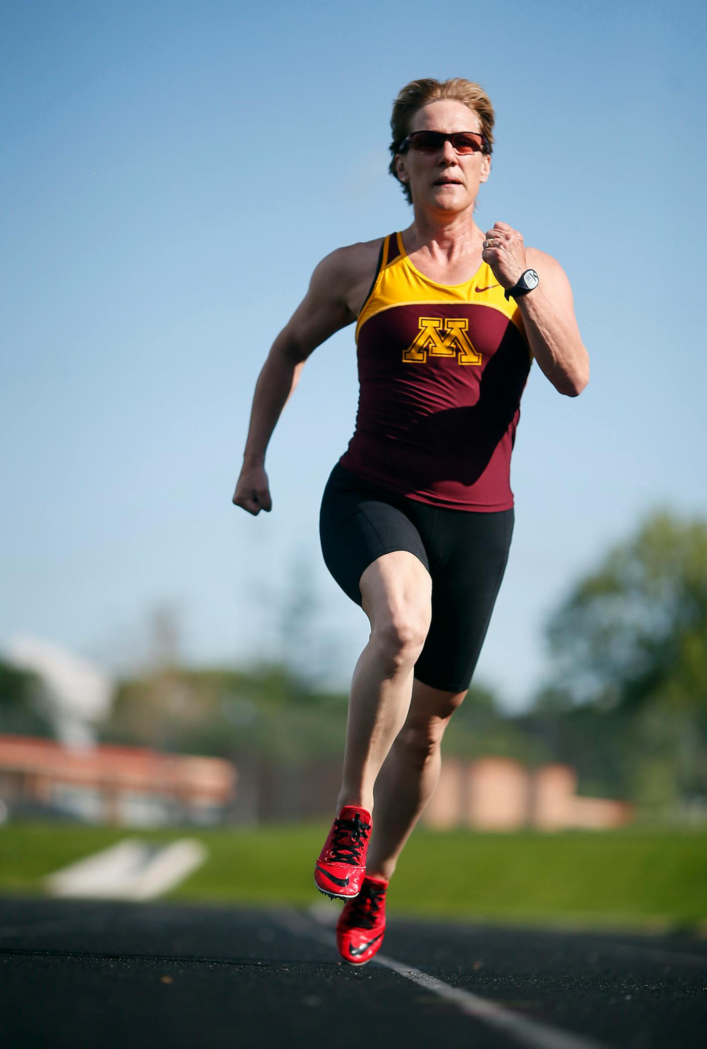 Profile on sprinter Susan Adams Loyd co-chair of the Minnesota organizing committee for the Senior Games Monday June 22, 2015 in Edina, MN.