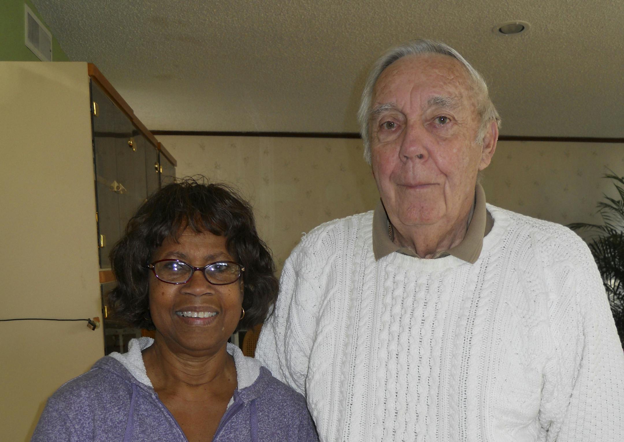 Don Jackson and his partner, Myrna Roach. They take medicine for high blood pressure and he has diabetes, but they feel healthy. (Philadelphia Inquirer/TNS)