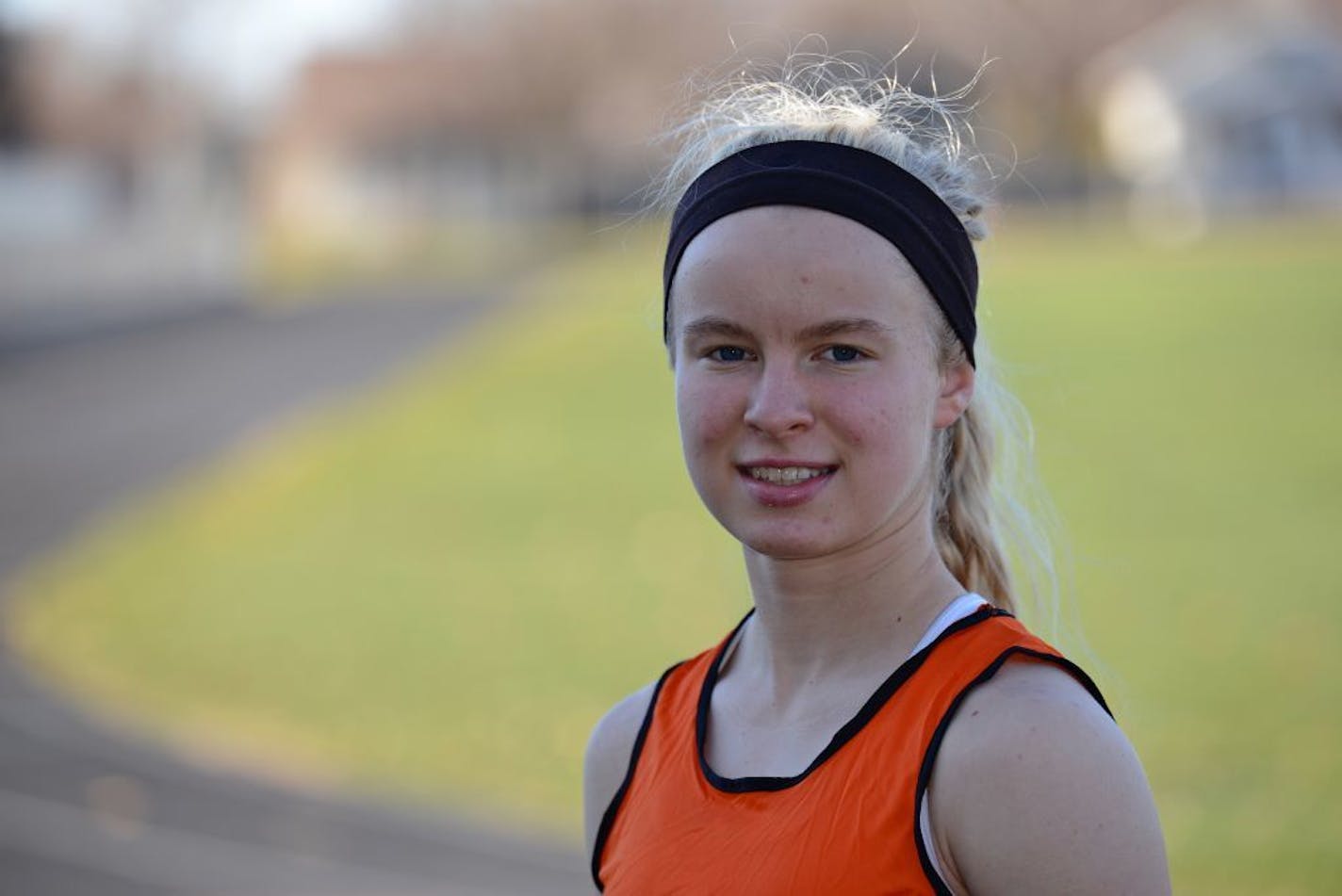 Emma Schluter, Minneapolis South track and soccer athlete..