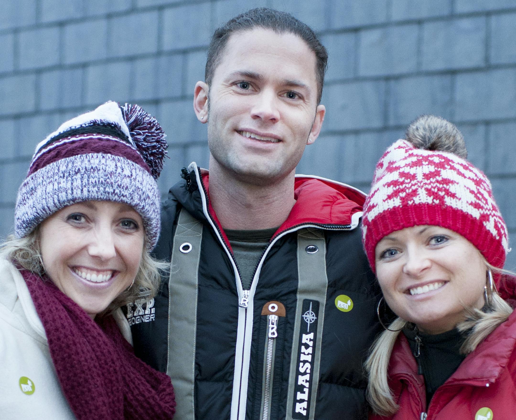 Kimmie Moehring of Eden Prairie, Per Christensson of Edina and Joni Parrish of Eden Prairie.