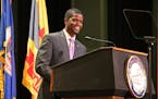St. Paul Mayor Melvin Carter gave his first State of the City address followed by breakout sessions with community members at Johnson High School. ] S