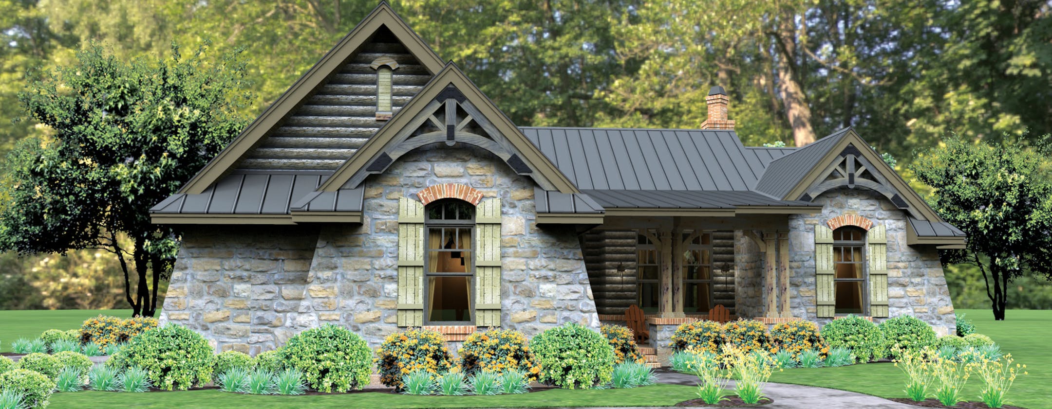 PLAN031217: Fairytale cottage has modern appeal