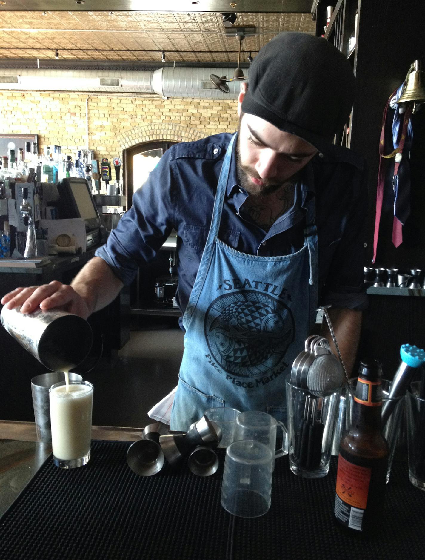 Michael Rietmulder / Special to the Star Tribune Marco Zappia of Eat Street Social whipped up a Crane Hollow.