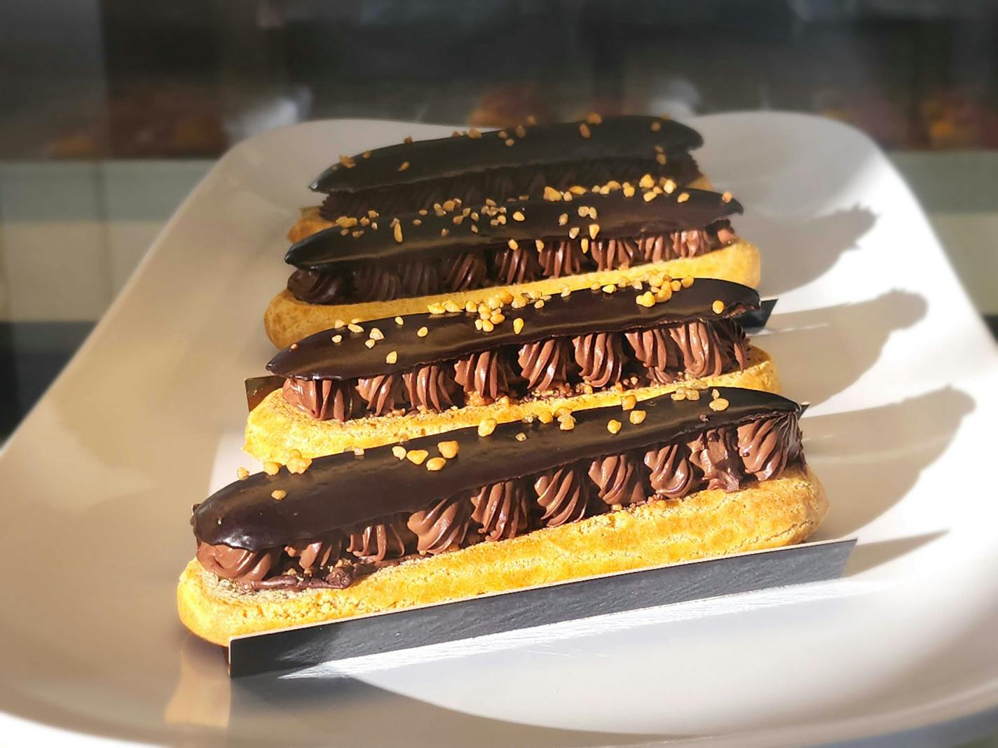 Candy Bar Eclair at Marc Heu Patisserie Paris