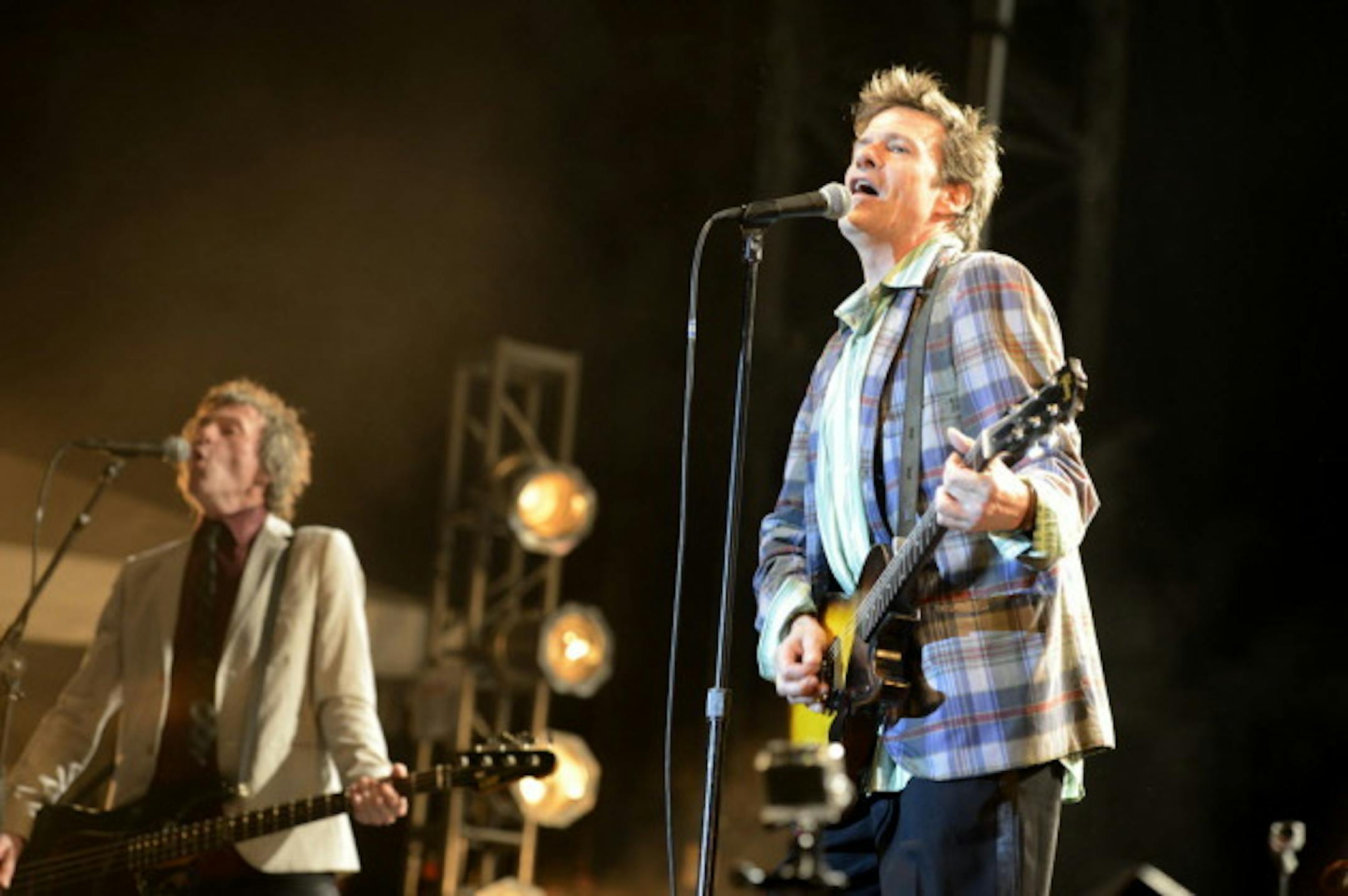 Tommy Stinson, left, and Paul Westerberg first returns as the Replacements at Toronto's RiotFest in August. / Photo by Tony Nelson