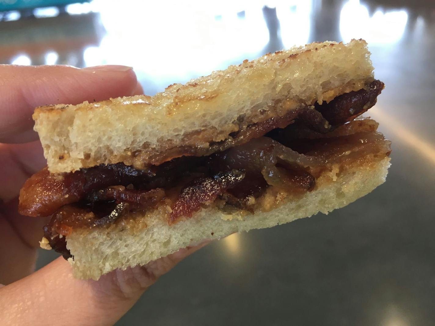 Peanut Butter n' Jelly Candied Bacon at Target Field