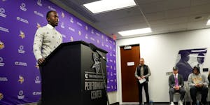 After wrapping his third NFL draft as Vikings general manager, Kwesi Adofo-Mensah said, "I’m not sure I’ve ever been more tired, maybe outside the