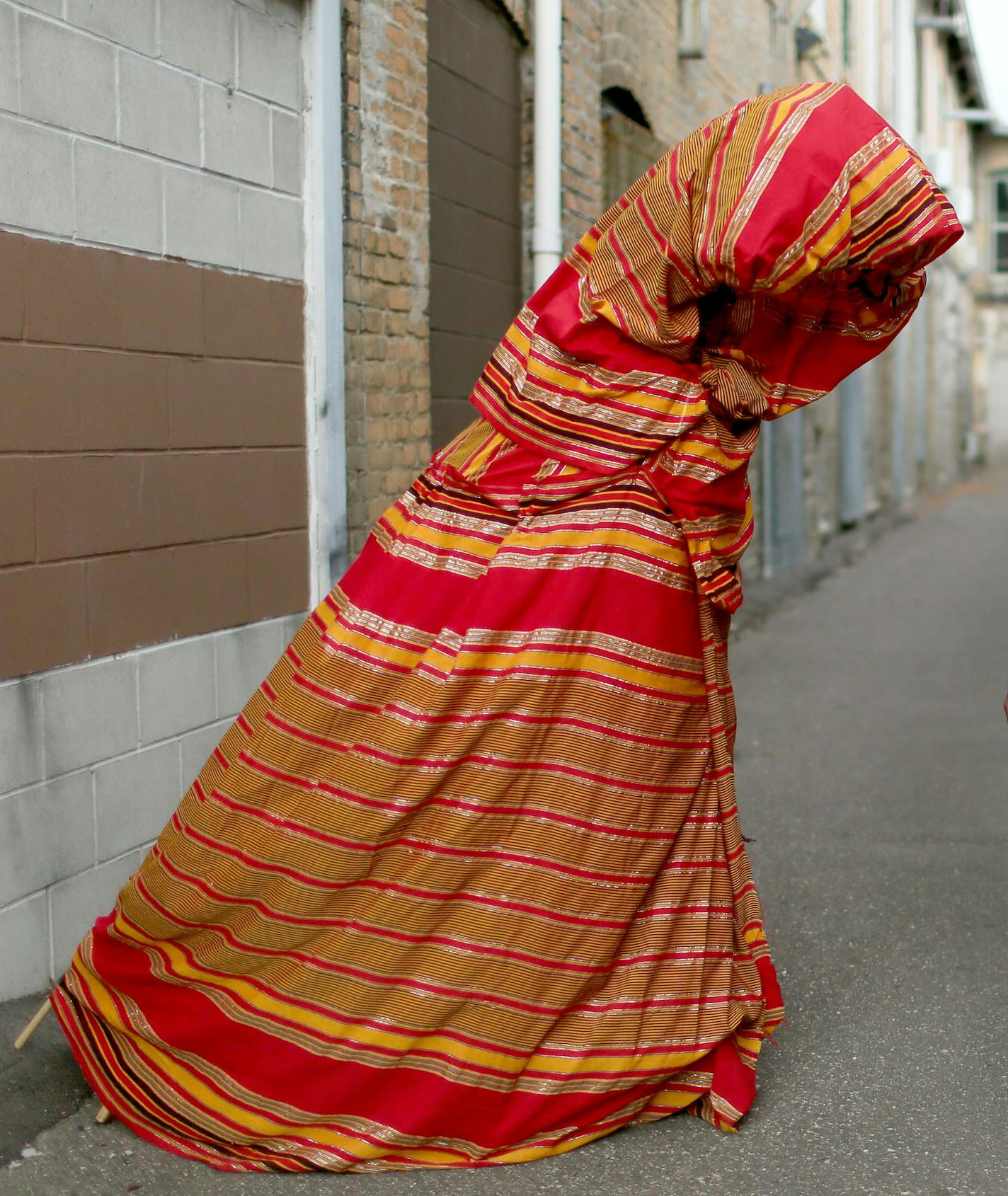 Ifrah Mansour is a Somalian refugee artist whose best-known performance features a large puppet representing her &#x201c;grandma.&#x201d;