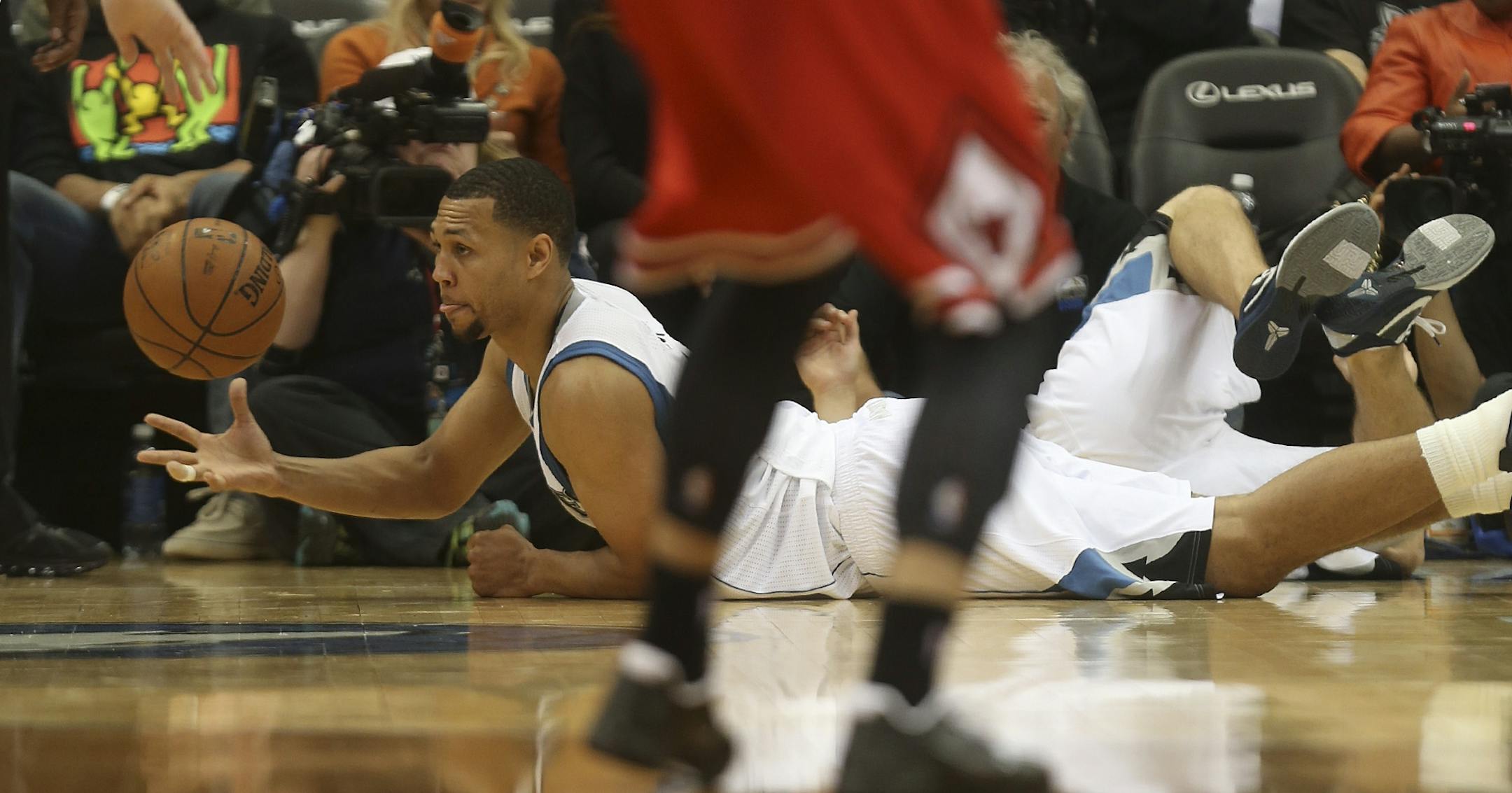 Timberwolves guard Brandon Roy.
