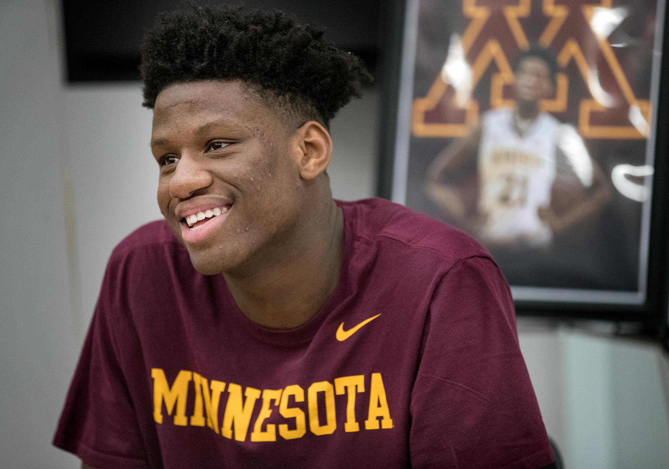 Cretin-Derham Hall's Daniel Oturu said the U's in-state recruiting is paying off after "gap years."