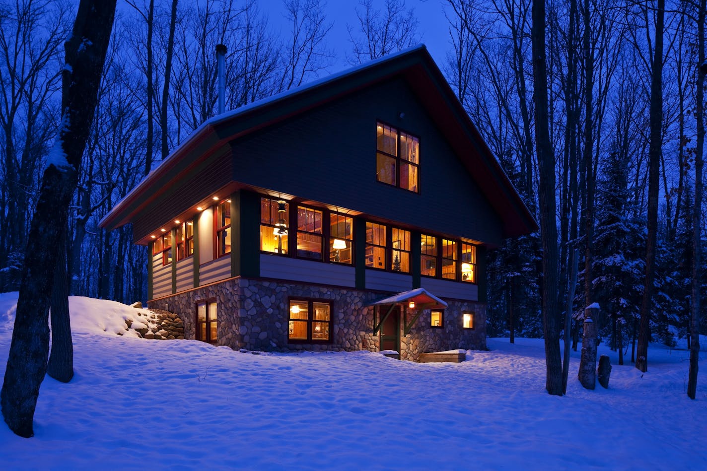 SKICABIN0219: A ski cabin near Spider Lake township, Wis. and the Birkebeiner trails designed by SALA Architects.
PHOTOS by Troy Thies