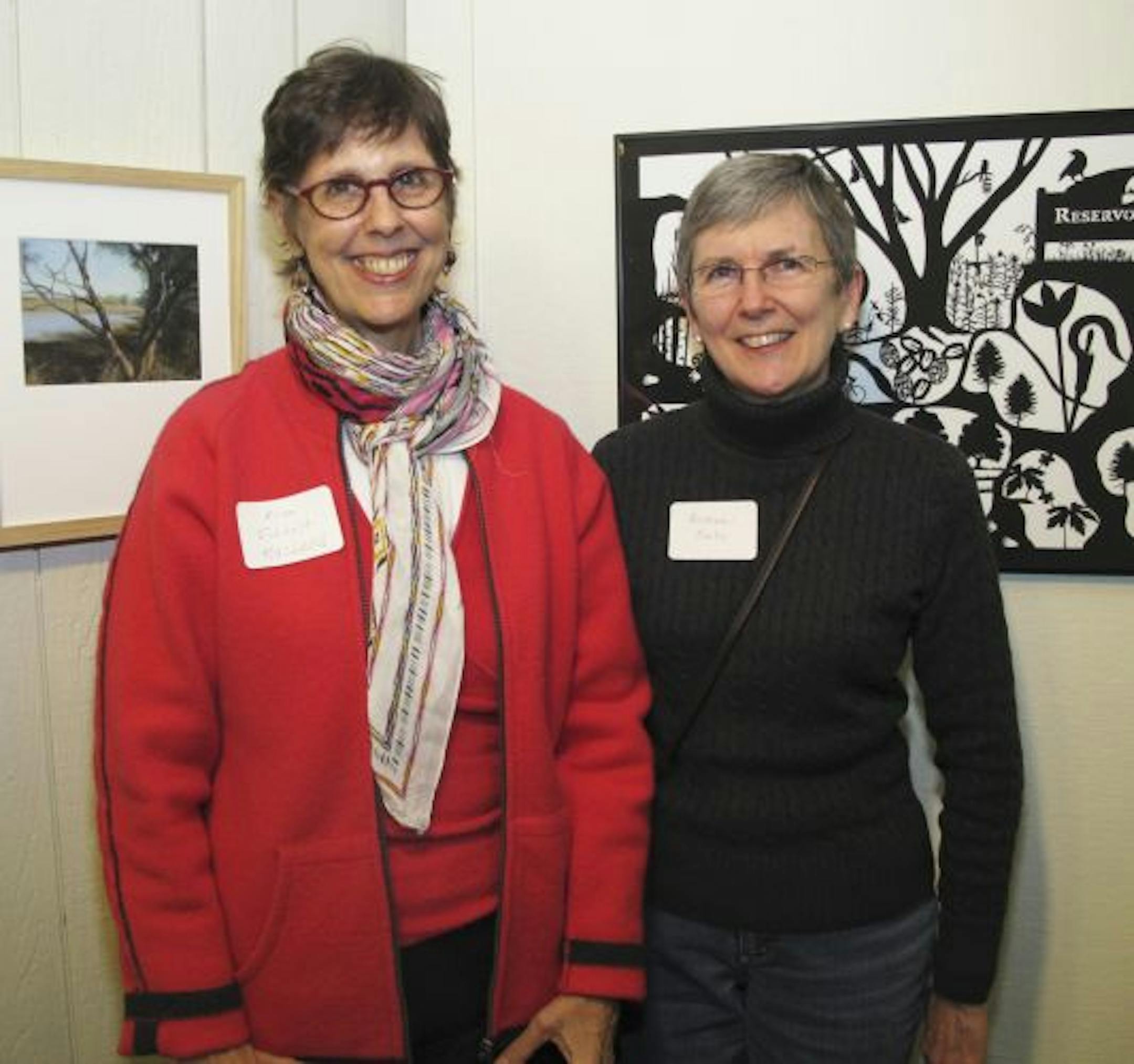 Ellen Finholt MacLeod and Andrea Martin.