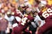 Gophers quarterback Tanner Morgan (2) and running back Mohamed Ibrahim (24) could both make a dark horse run for Heisman contention this year, which w