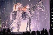 An image from Beyoncé's concert at Allegiant Stadium on Aug. 26, 2023, in Las Vegas. (John Katsilometes/Las Vegas Review-Journal/TNS) ORG XMIT: 96569