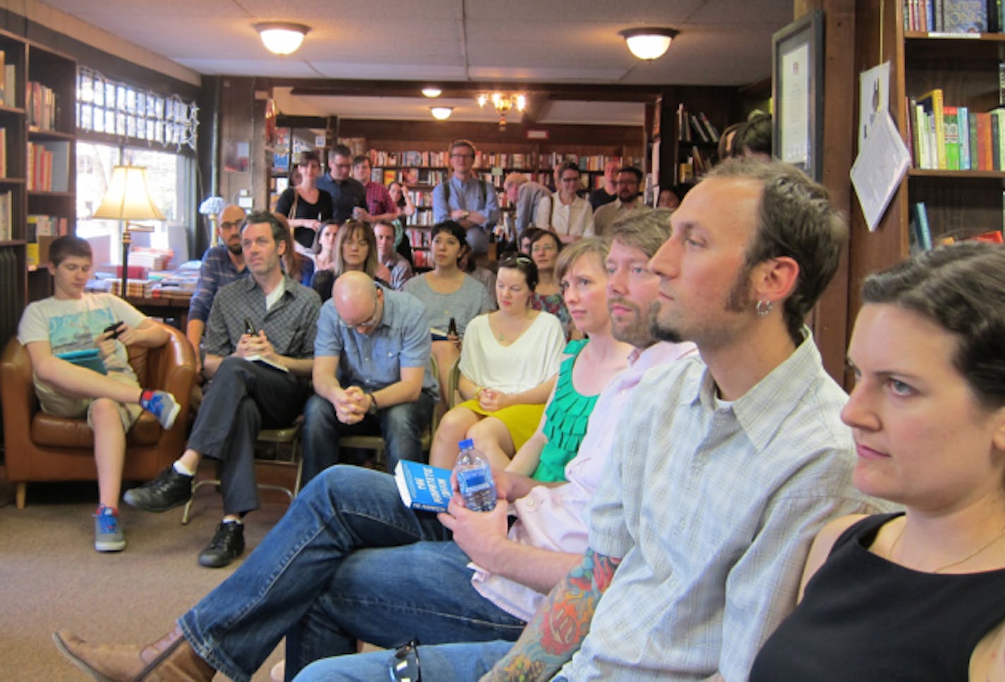 Micawber's Bookstore was packed.