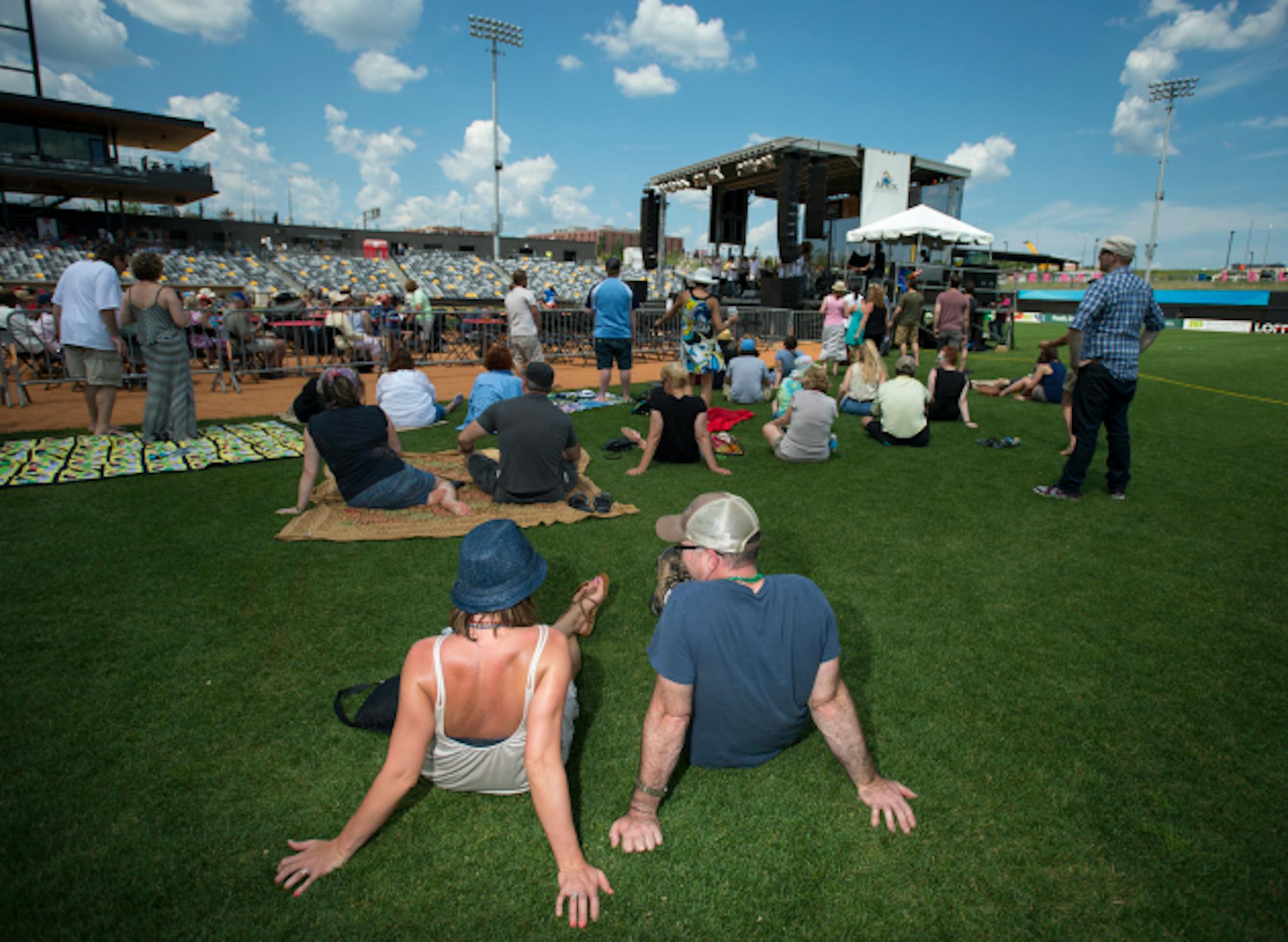 Music fans got there early for Dr. John at CHS Field last month. / Aaron Lavinsky, Star Tribune