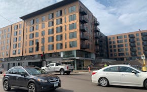 The Peregrine apartment building in Minneapolis.